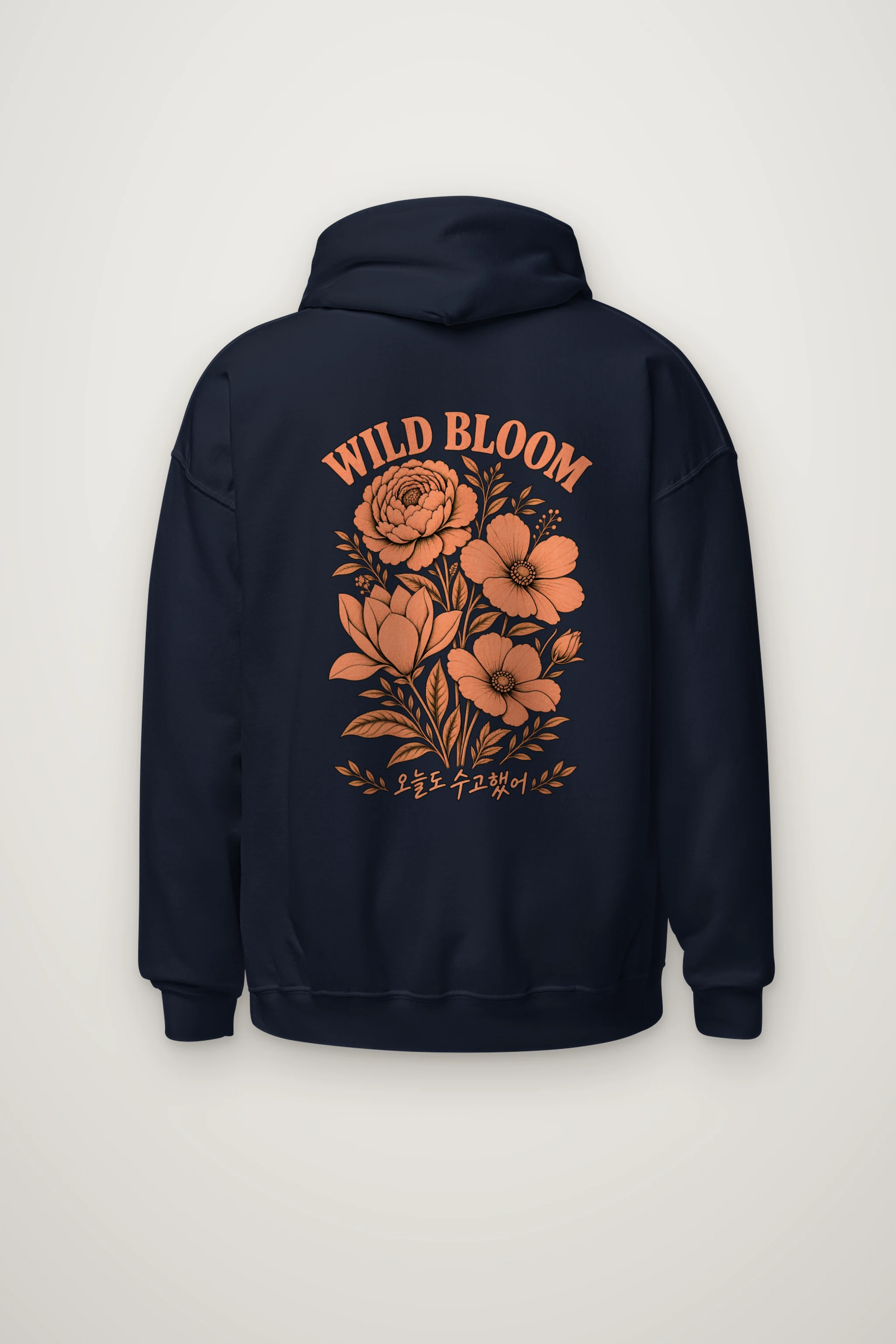 "Wild Bloom" Heavy Blend Unisex Pullover Hoodie