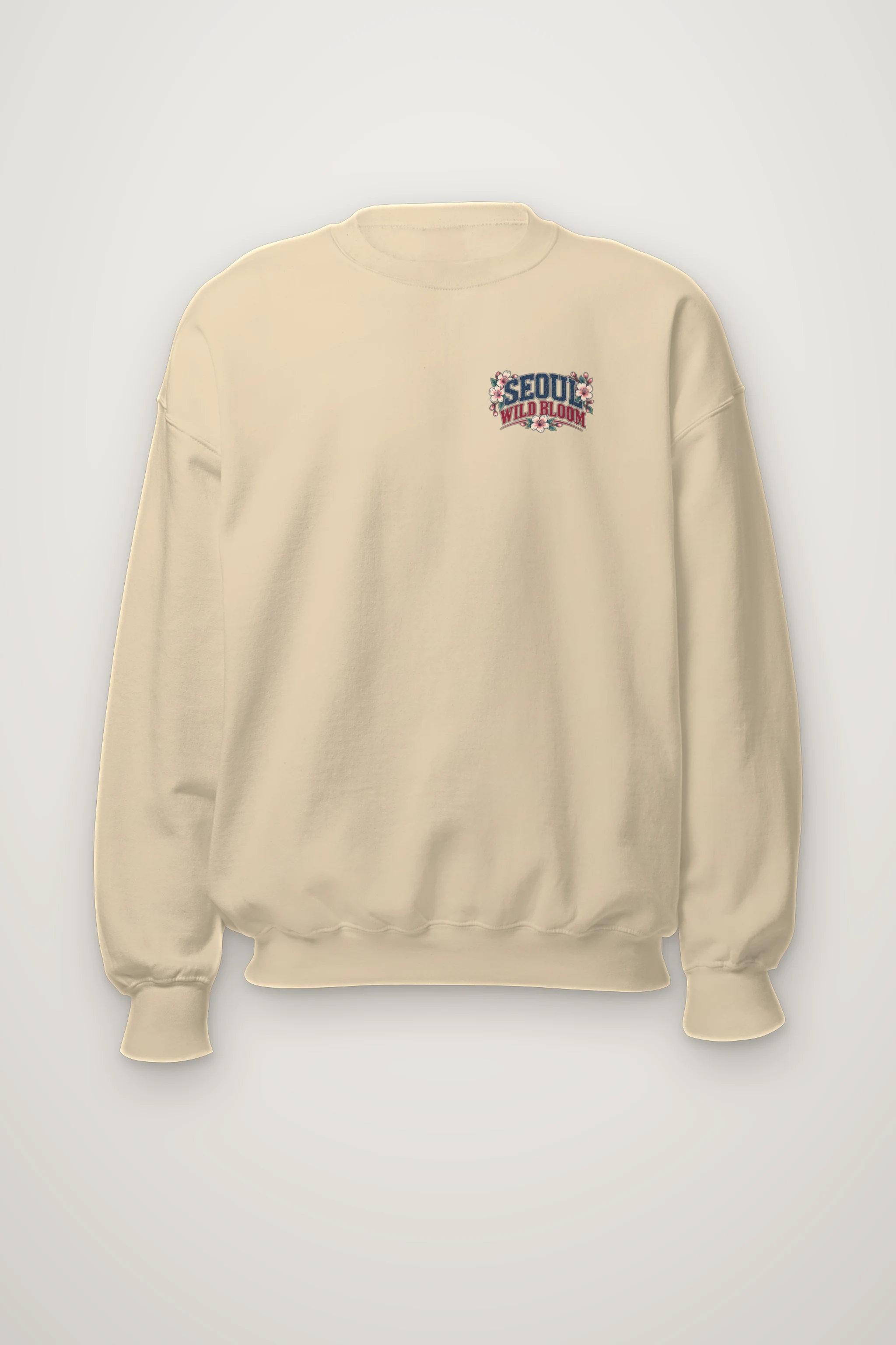 "Wild Bloom Seoul" Heavy Blend Unisex Crewneck Sweatshirt