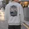 "Tiger City Breath" Heavy Blend Unisex Crewneck Sweatshirt | Gildan 18000