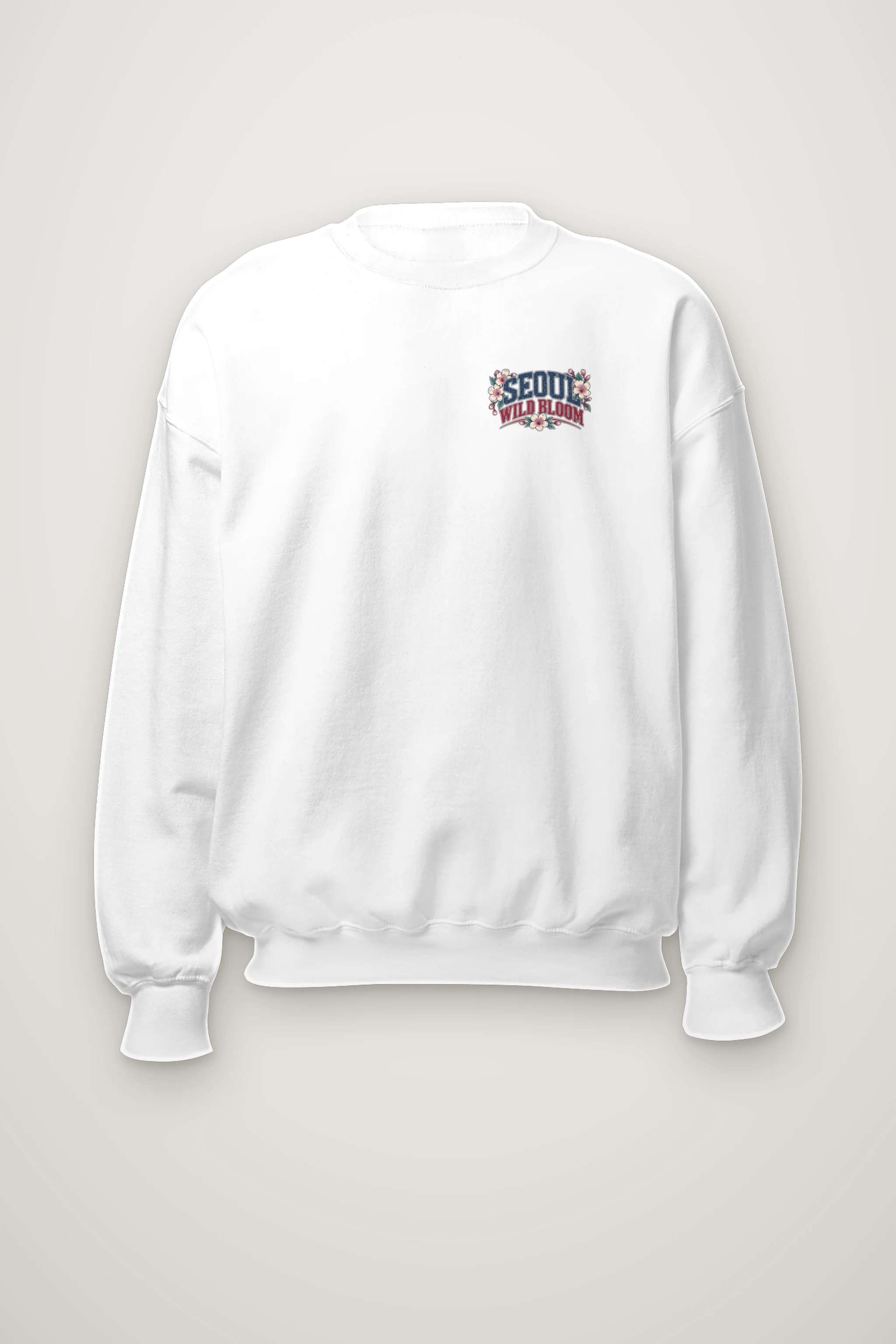 "Wild Bloom Seoul" Heavy Blend Unisex Crewneck Sweatshirt