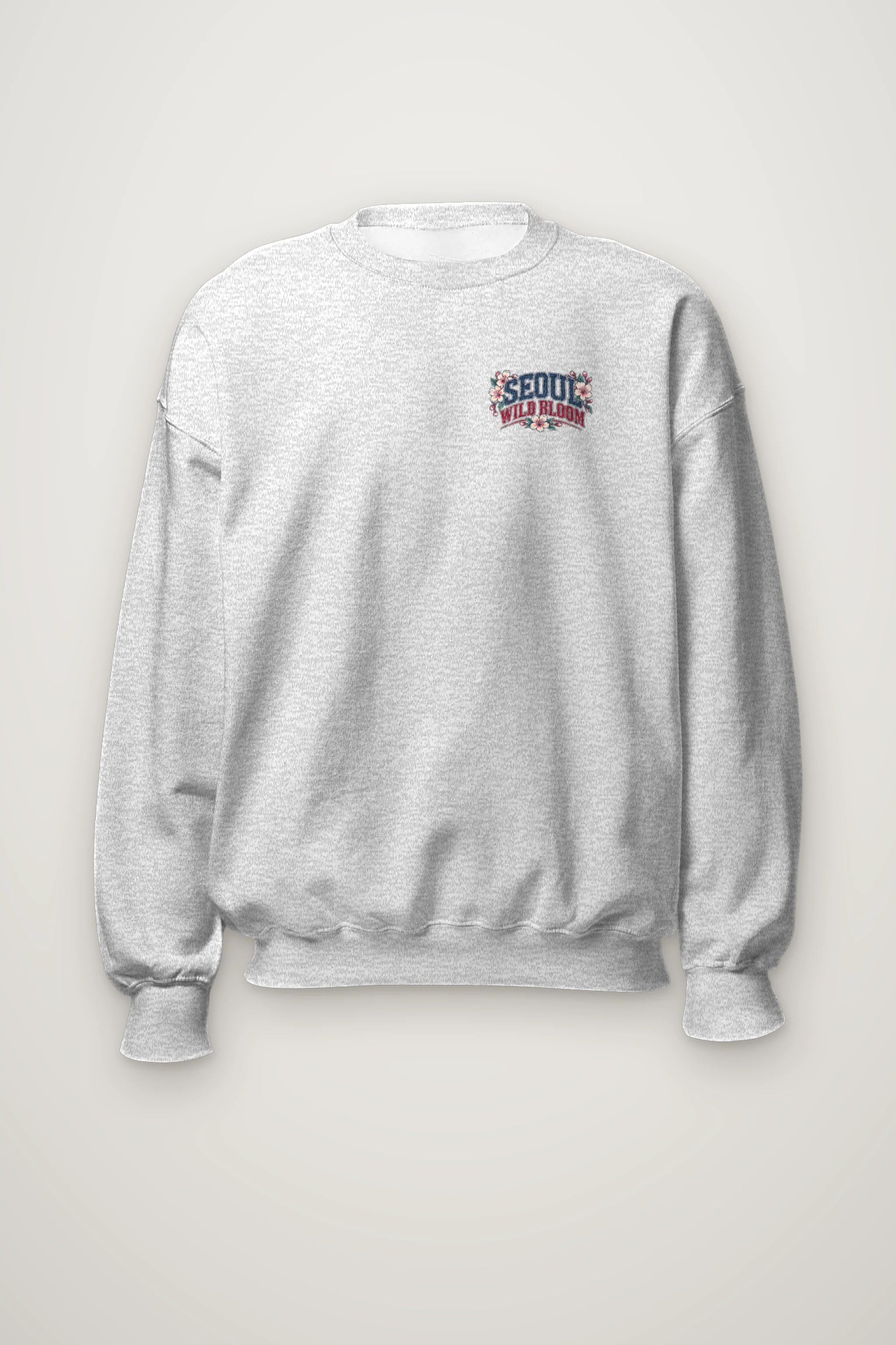 "Wild Bloom Seoul" Heavy Blend Unisex Crewneck Sweatshirt