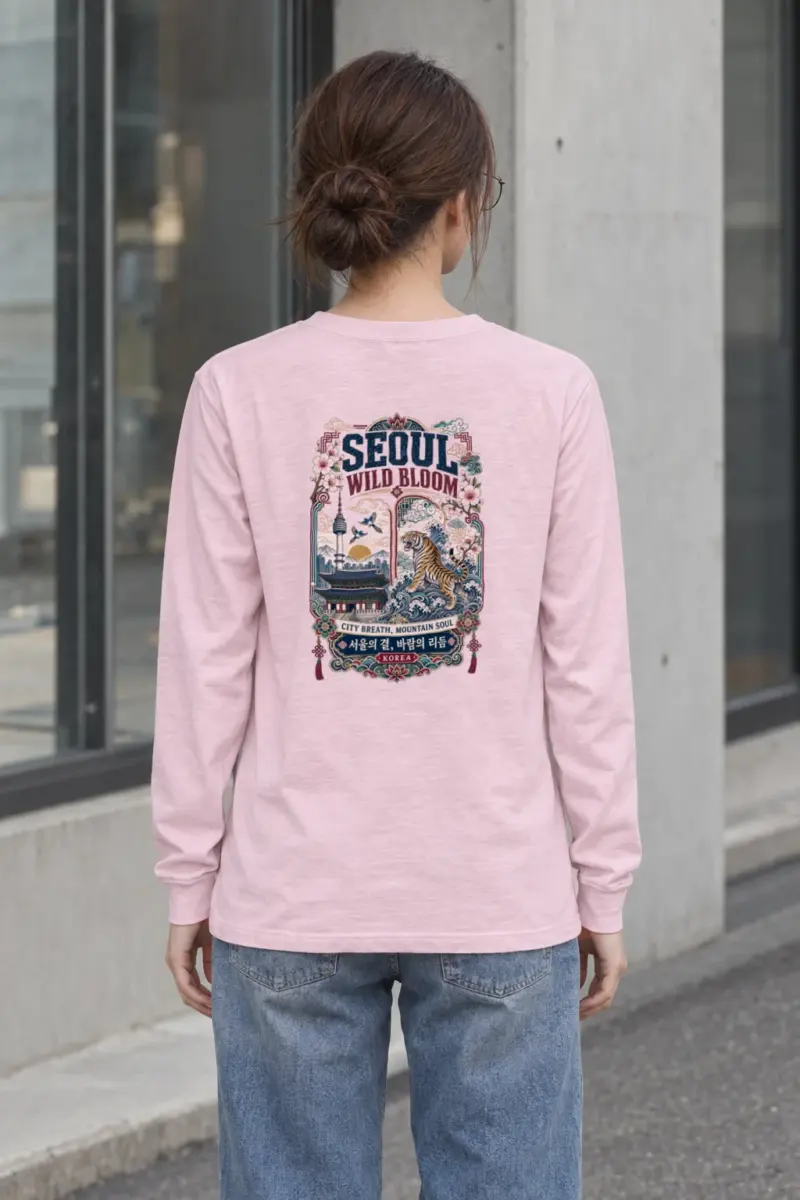 "Wild Bloom Seoul" Unisex Longsleeve T-shirt