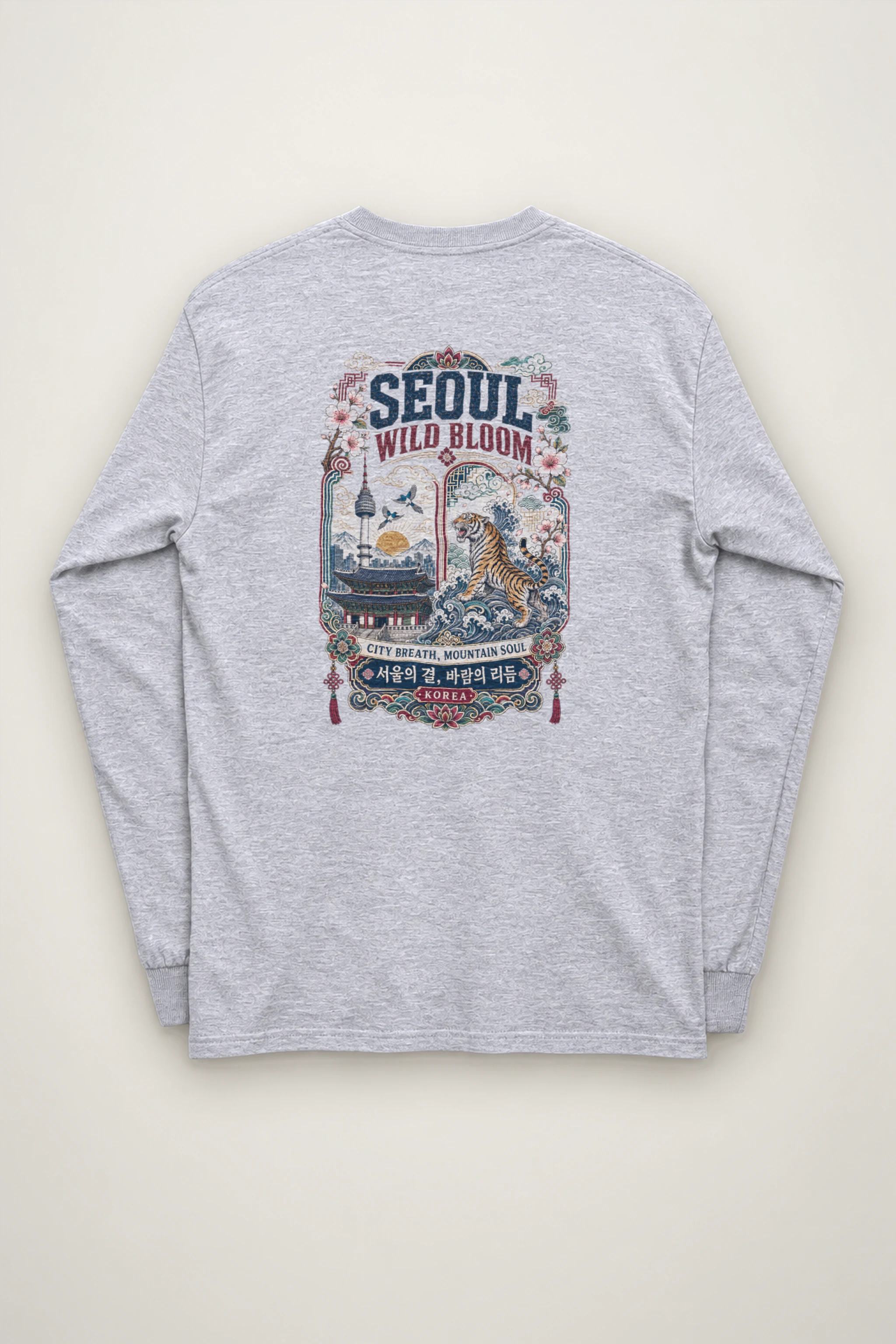 "Wild Bloom Seoul" Unisex Longsleeve T-shirt