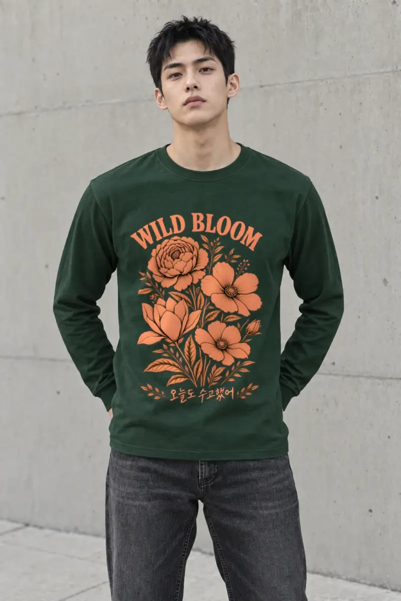 "Wild Bloom" Unisex Longsleeve T-shirt