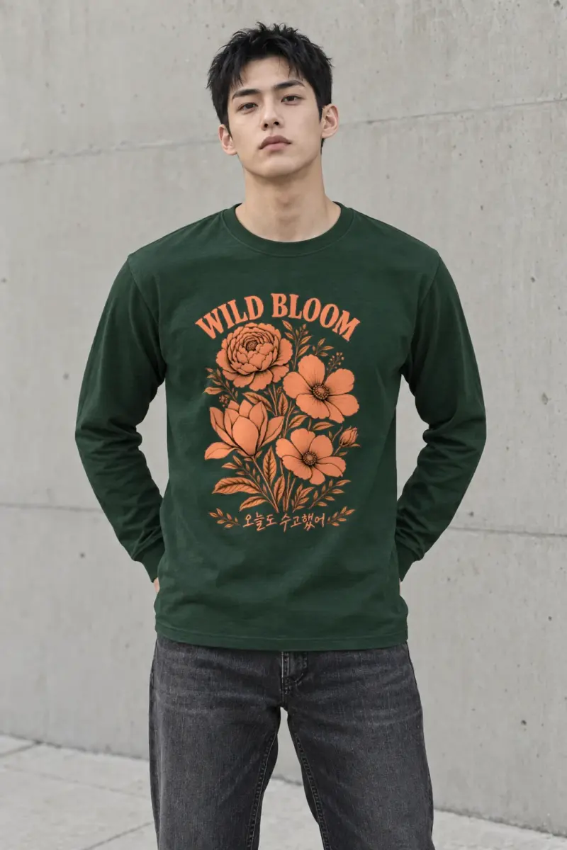 "Wild Bloom" Unisex Longsleeve T-shirt