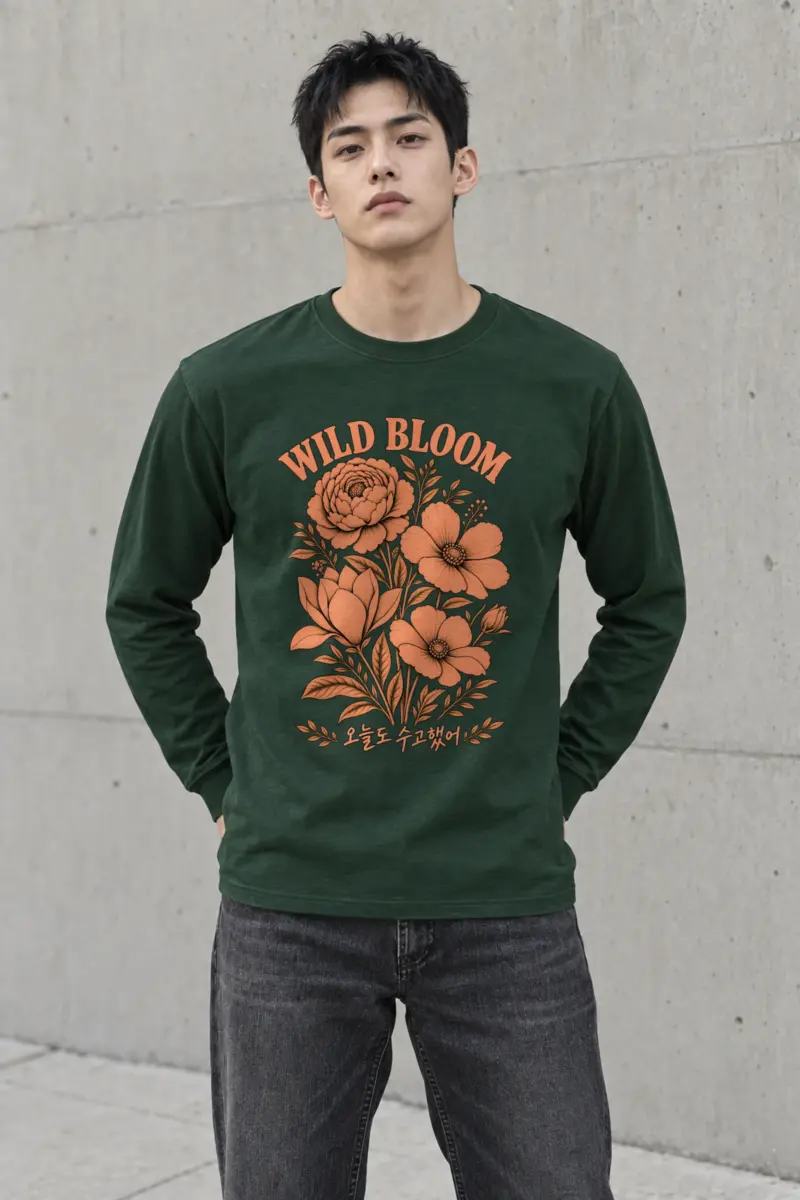 "Wild Bloom" Unisex Longsleeve T-shirt