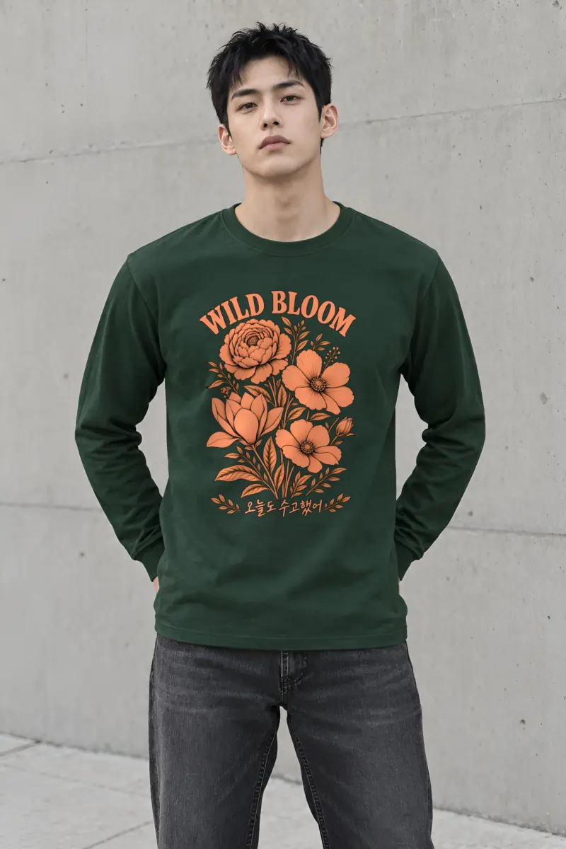 "Wild Bloom" Unisex Longsleeve T-shirt
