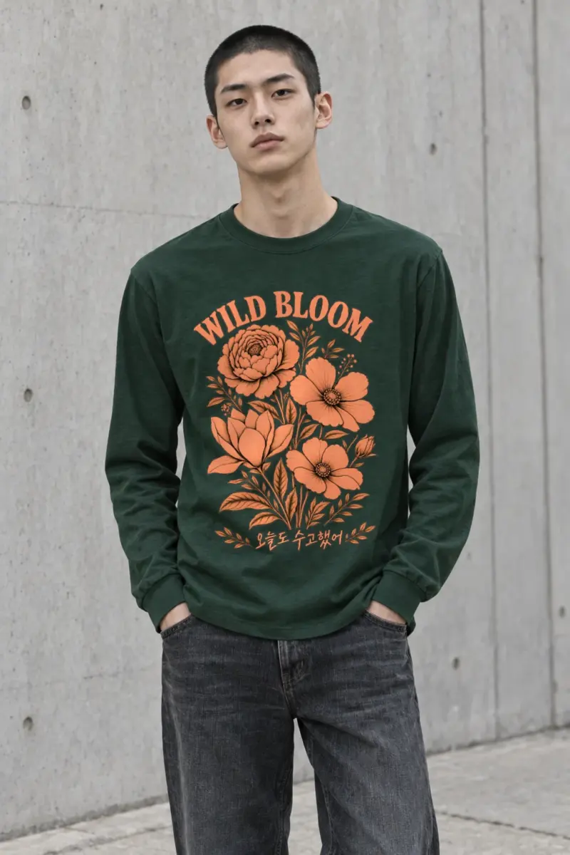 "Wild Bloom" Unisex Longsleeve T-shirt
