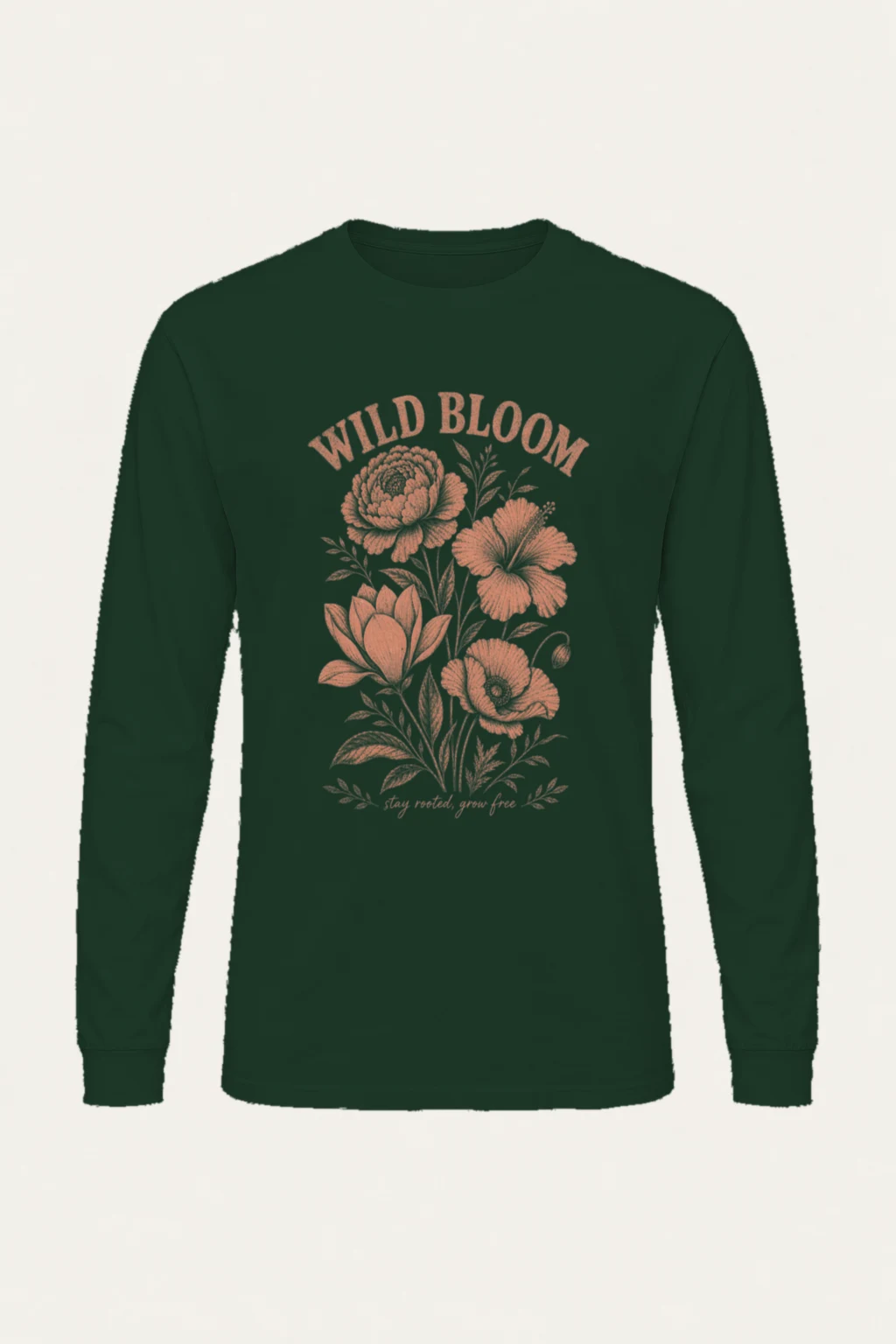 "Wild Bloom" Unisex Longsleeve T-shirt | Gildan 2400