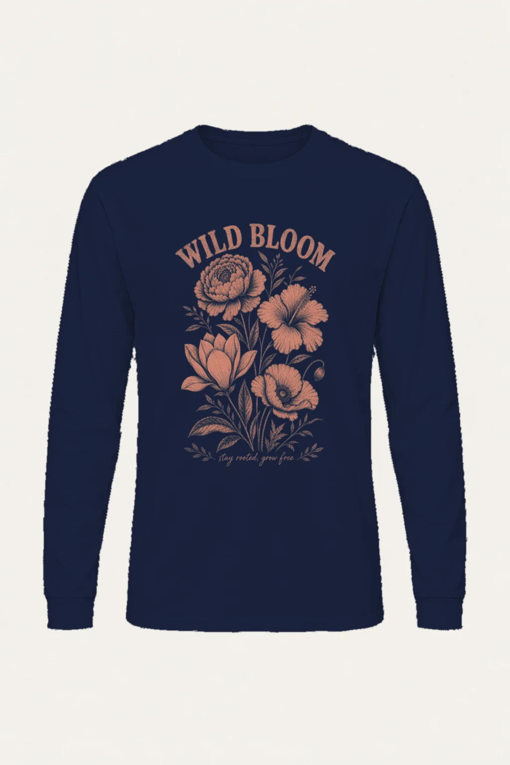 "Wild Bloom" Unisex Longsleeve T-shirt | Gildan 2400