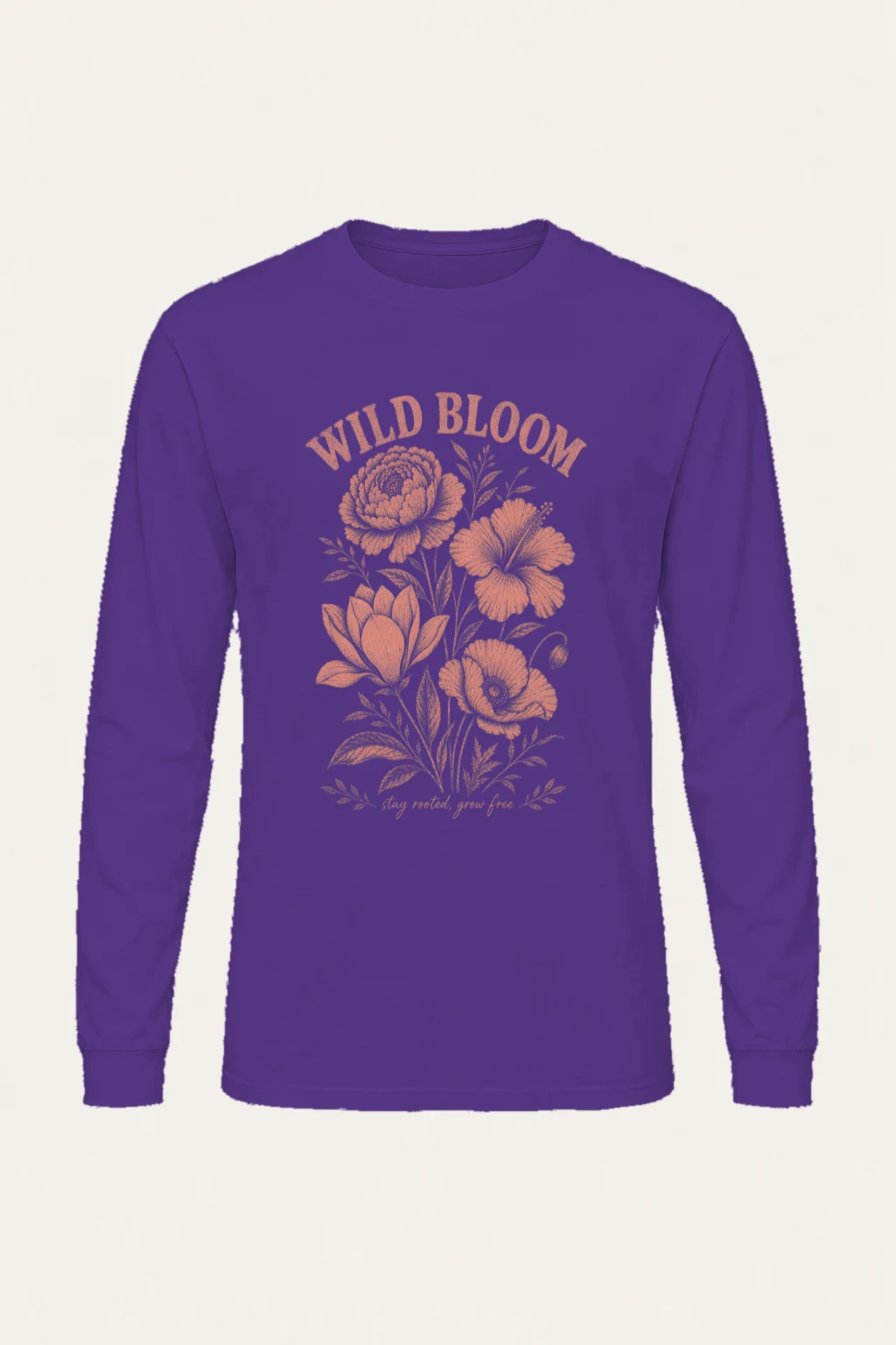 "Wild Bloom" Unisex Longsleeve T-shirt | Gildan 2400