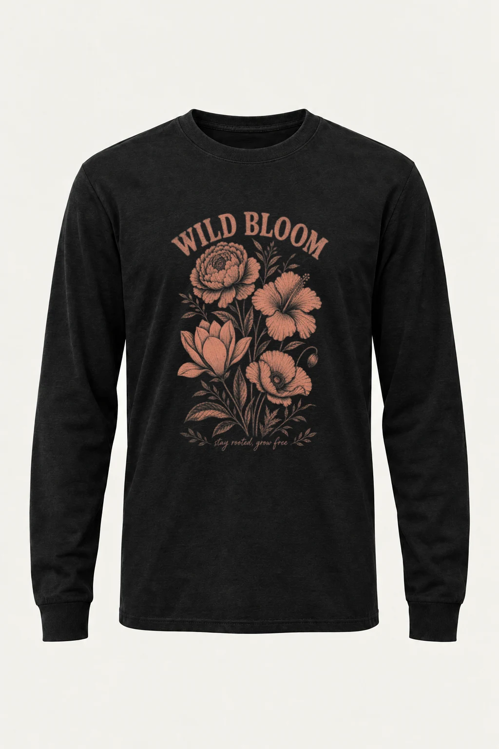 "Wild Bloom" Unisex Longsleeve T-shirt | Gildan 2400