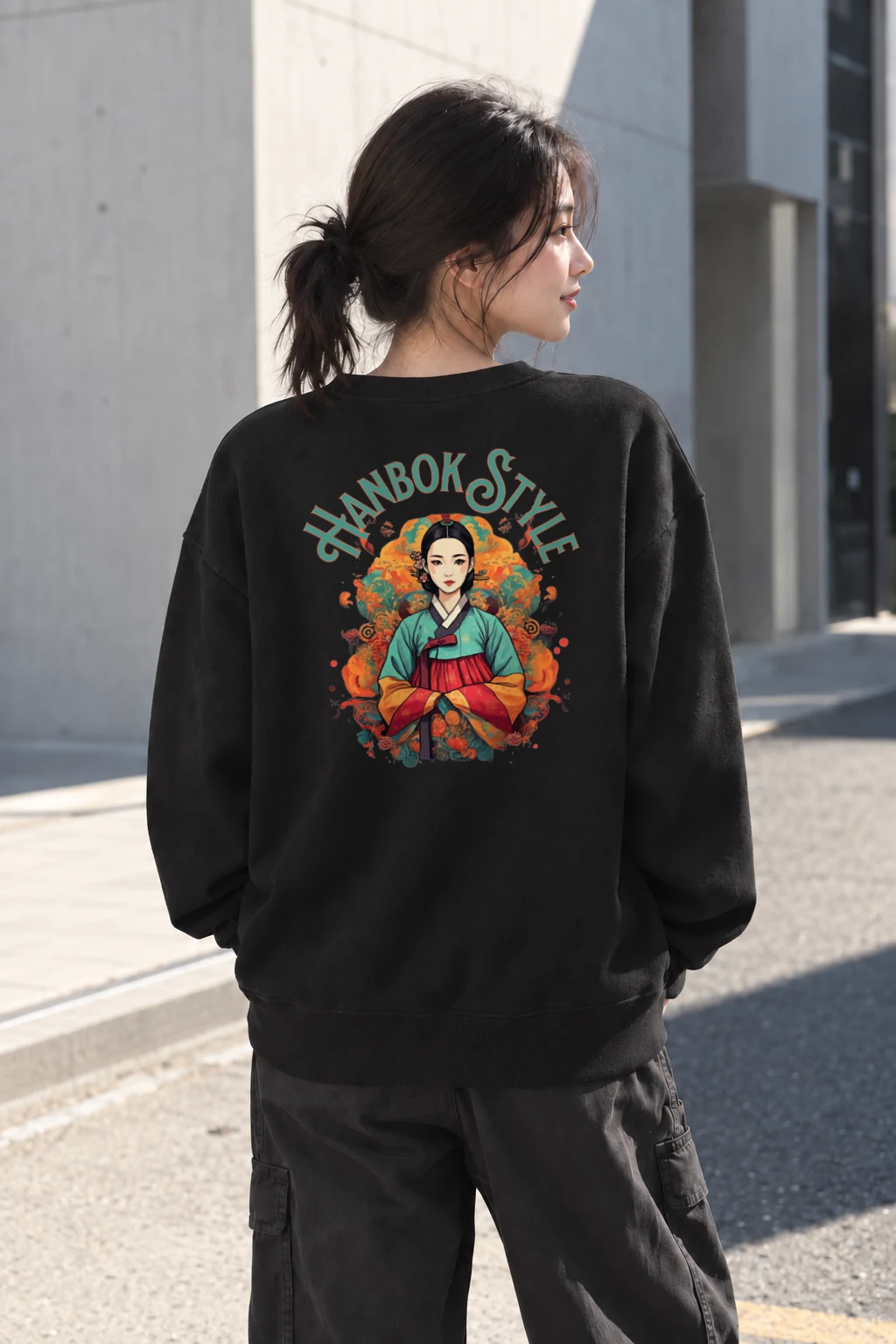 "Wild Flower Spirit" Heavy Blend Unisex Crewneck Sweatshirt | Gildan 18000