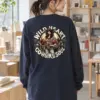 "Wild Heart Cowgirl Soul" Unisex Longsleeve T-shirt | Gildan 2400