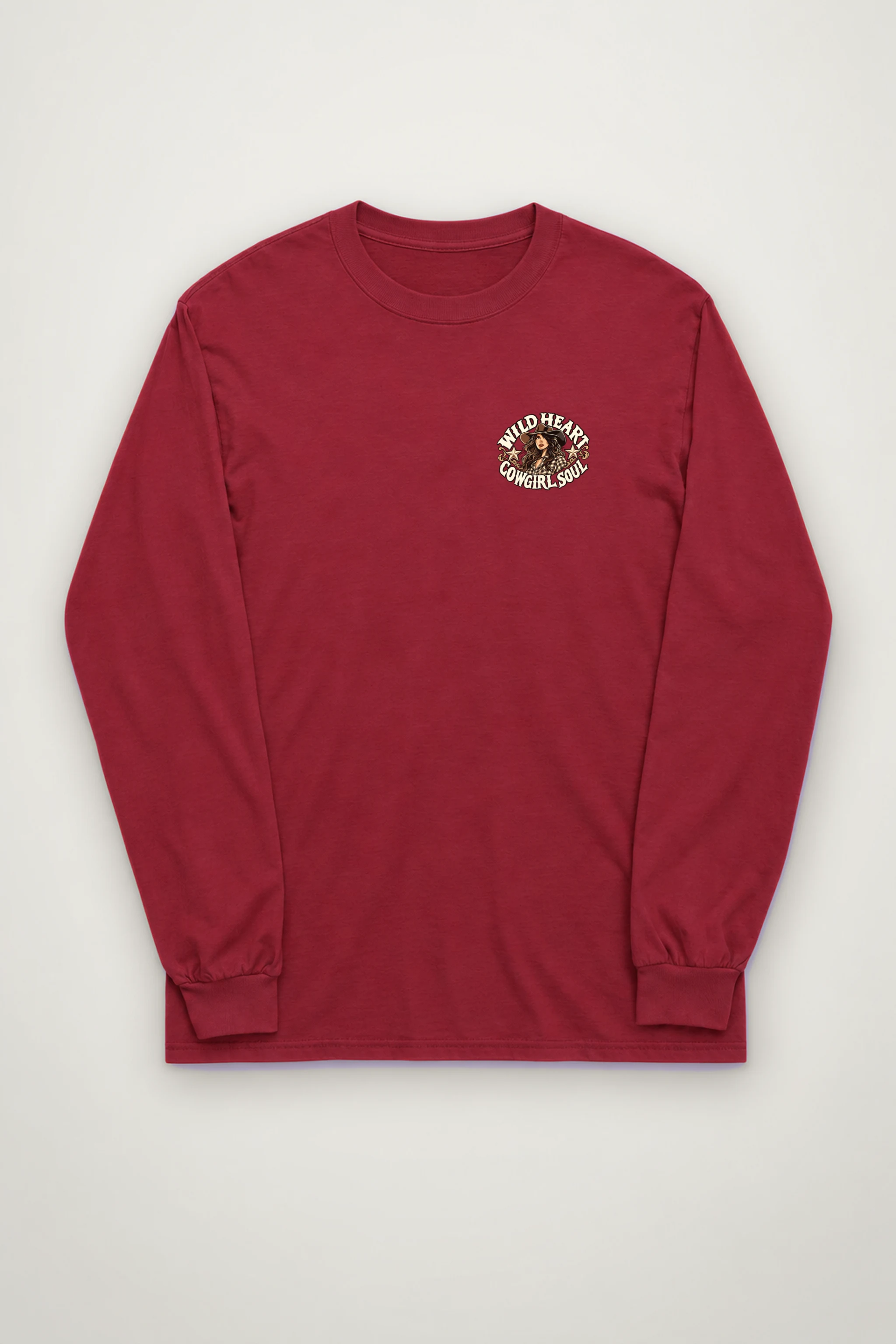 "Wild Heart Cowgirl Soul" Unisex Longsleeve T-shirt