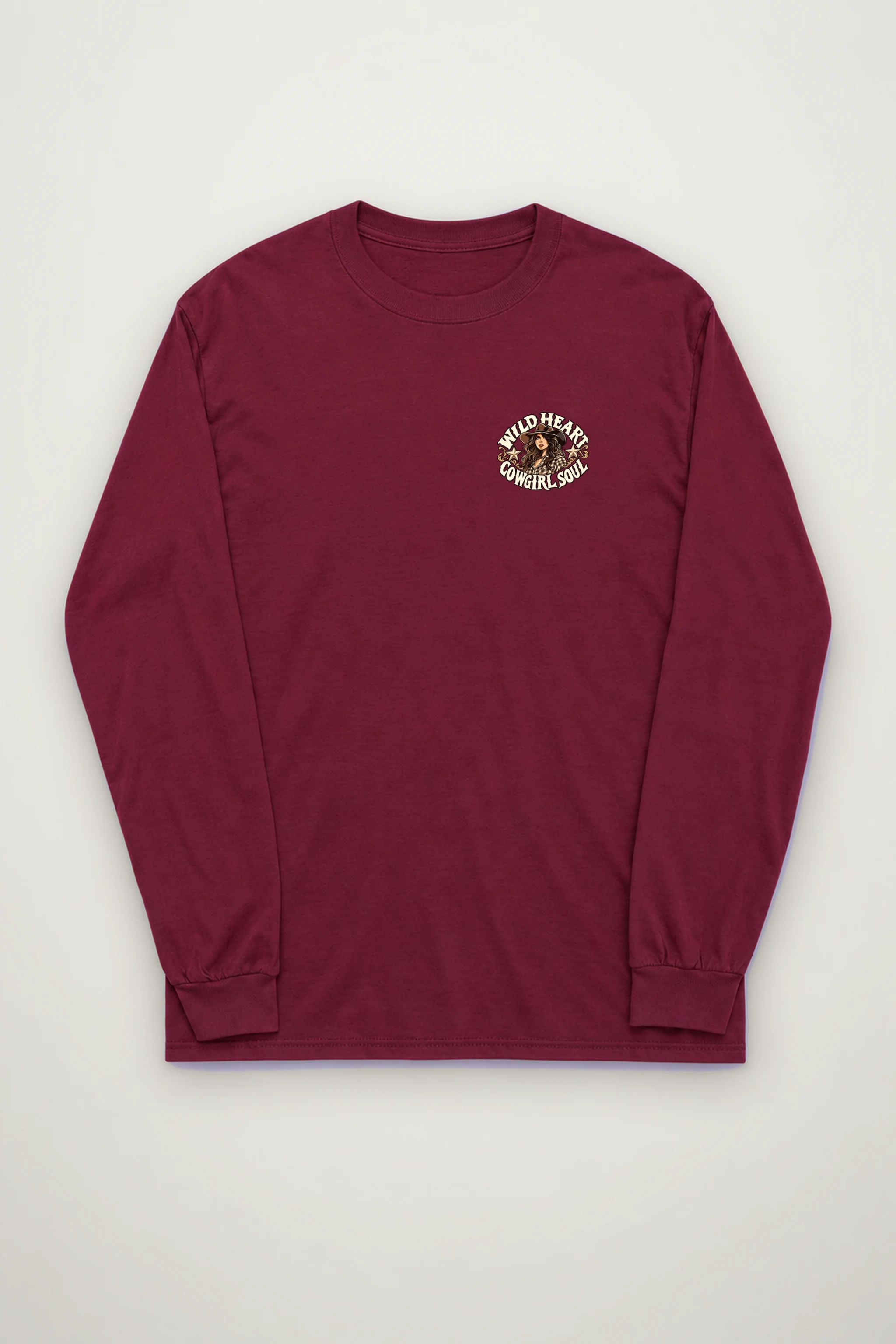 "Wild Heart Cowgirl Soul" Unisex Longsleeve T-shirt