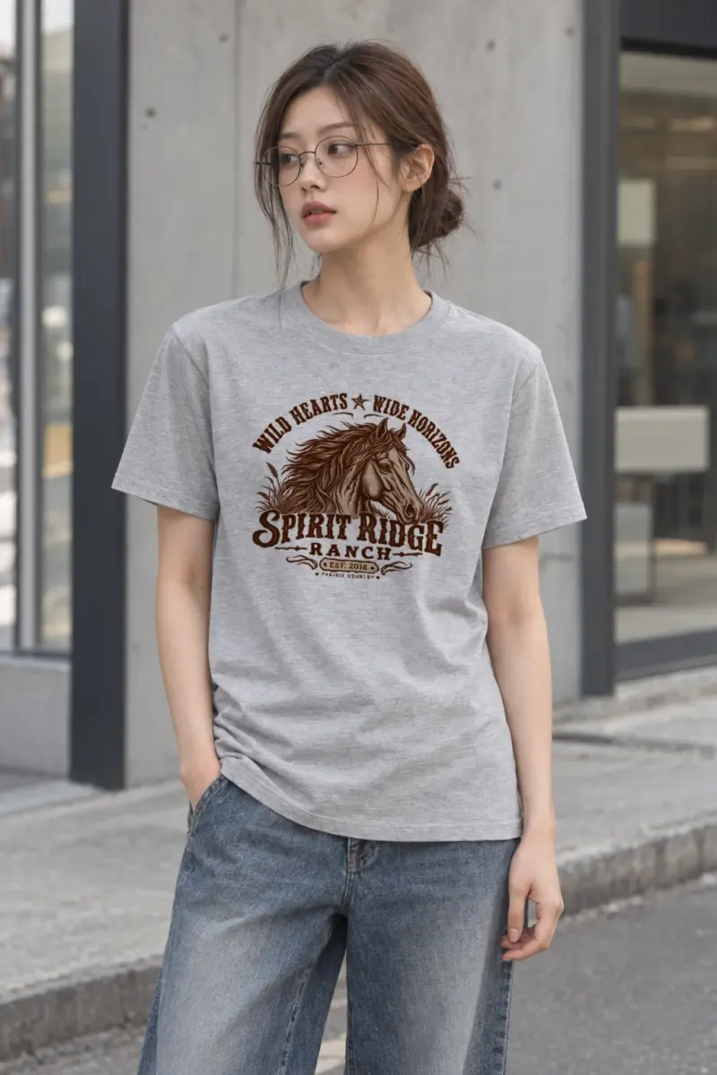 "Wild Hearts" Heavyweight Unisex Crewneck T-shirt | Gildan 5000