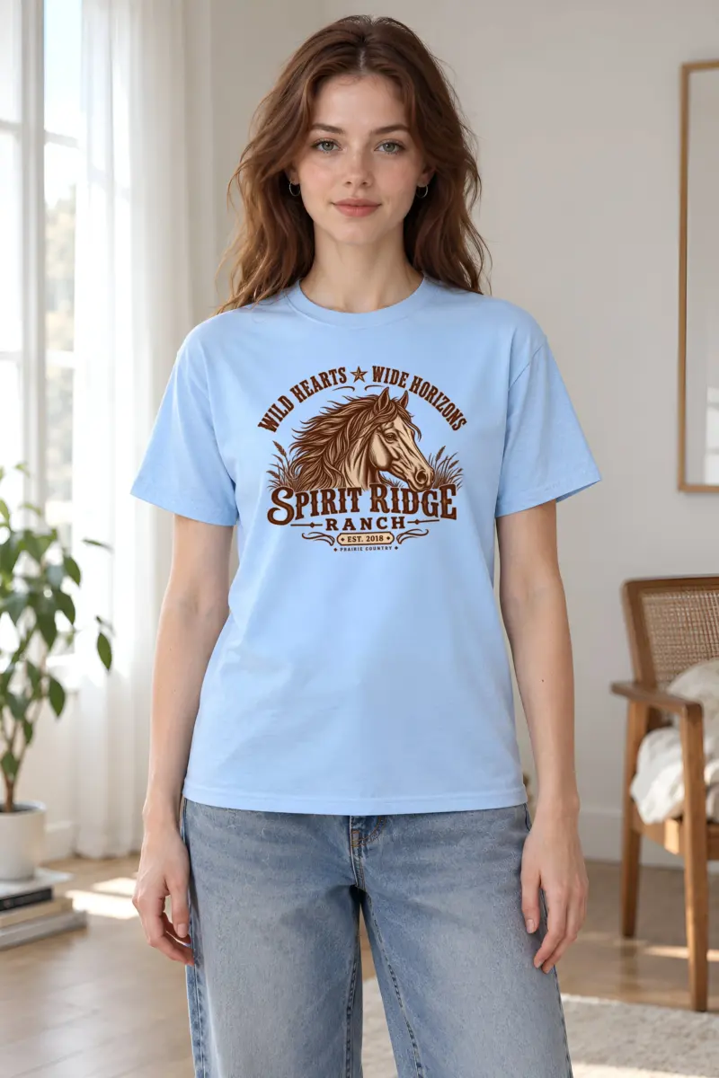 "Wild Hearts" Heavyweight Unisex Crewneck T-shirt