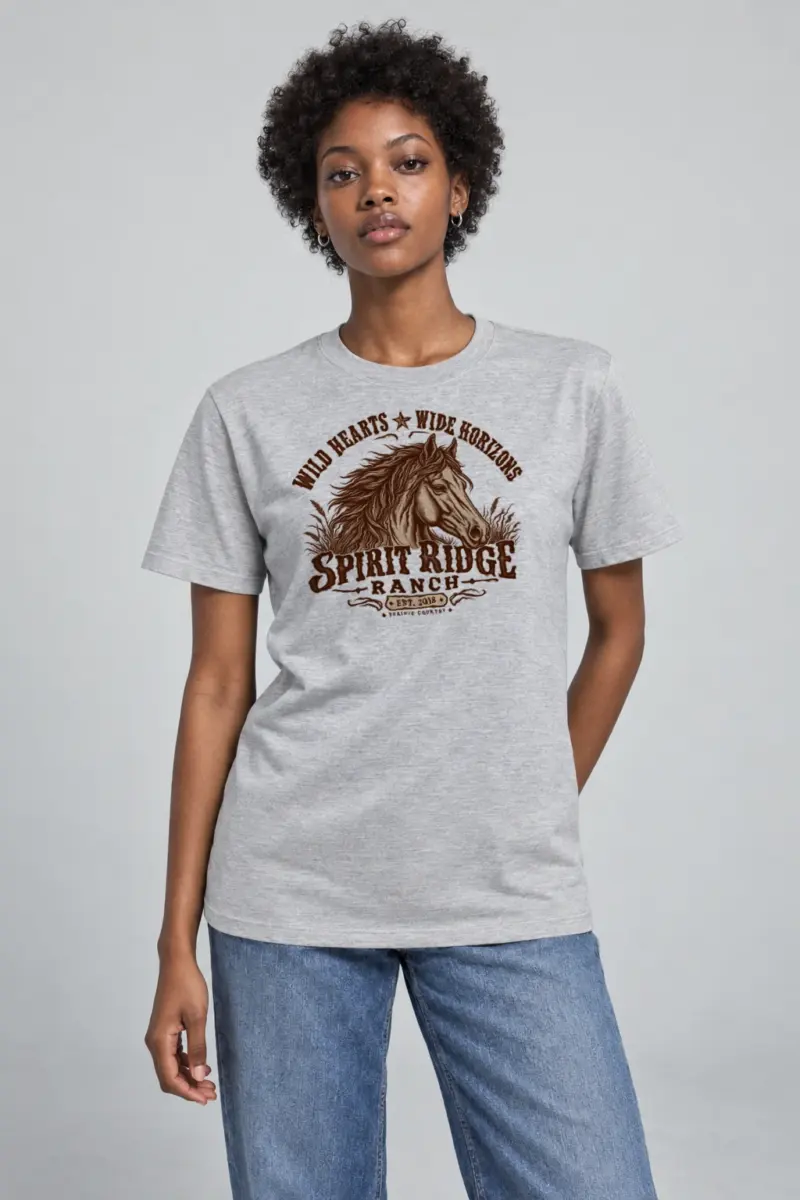"Wild Hearts" Heavyweight Unisex Crewneck T-shirt | Gildan 5000