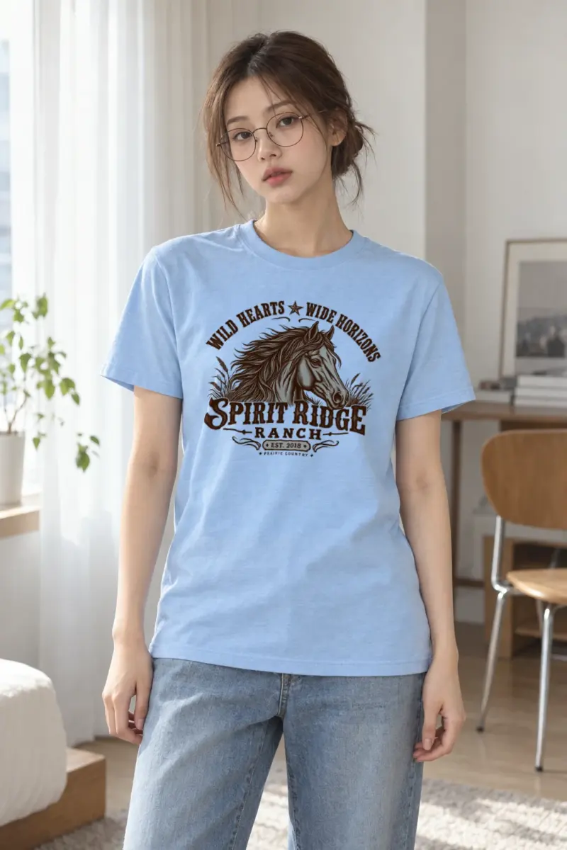 "Wild Hearts" Heavyweight Unisex Crewneck T-shirt