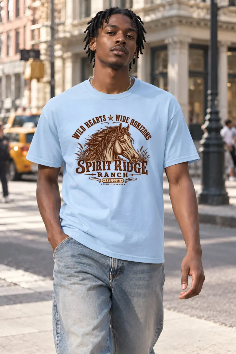 "Wild Hearts" Heavyweight Unisex Crewneck T-shirt