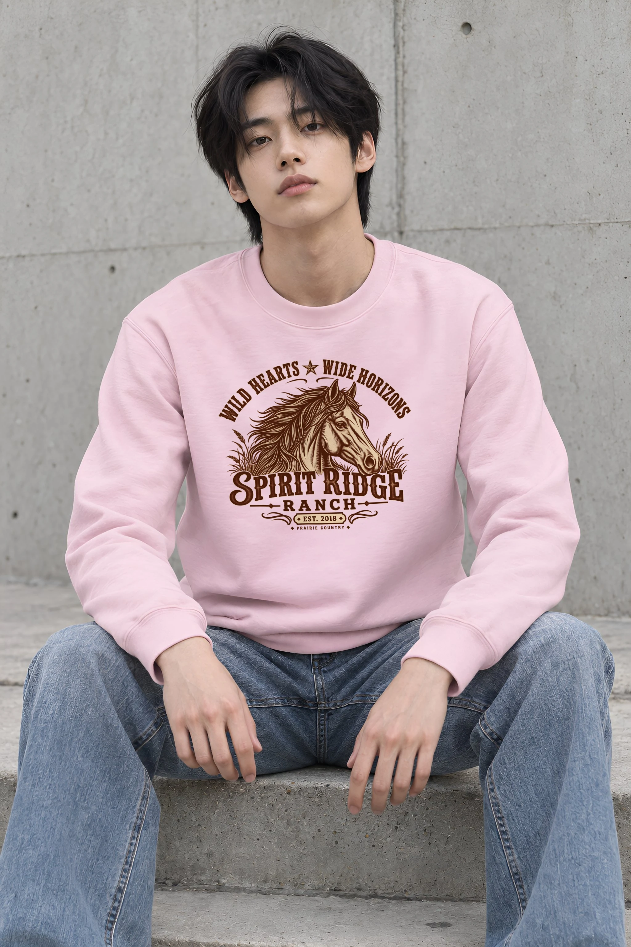 "Wild Hearts Ranch" Heavy Blend Unisex Crewneck Sweatshirt