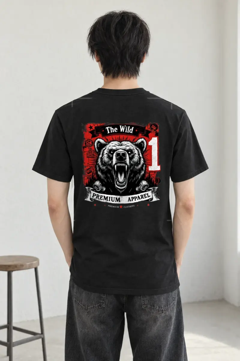"Wild Premium Apparel" Heavyweight Unisex Crewneck T-shirt