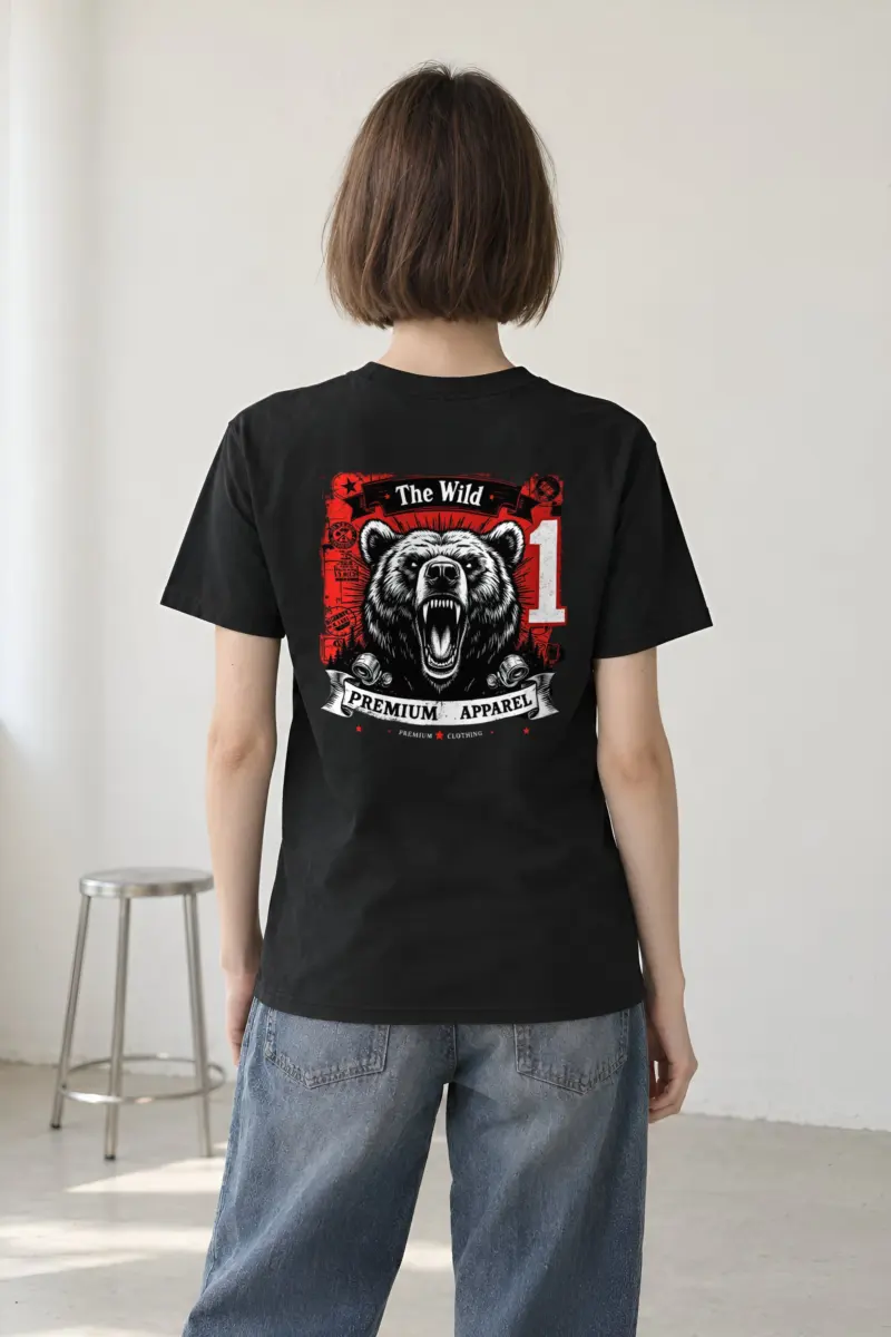 "Wild Premium Apparel" Heavyweight Unisex Crewneck T-shirt