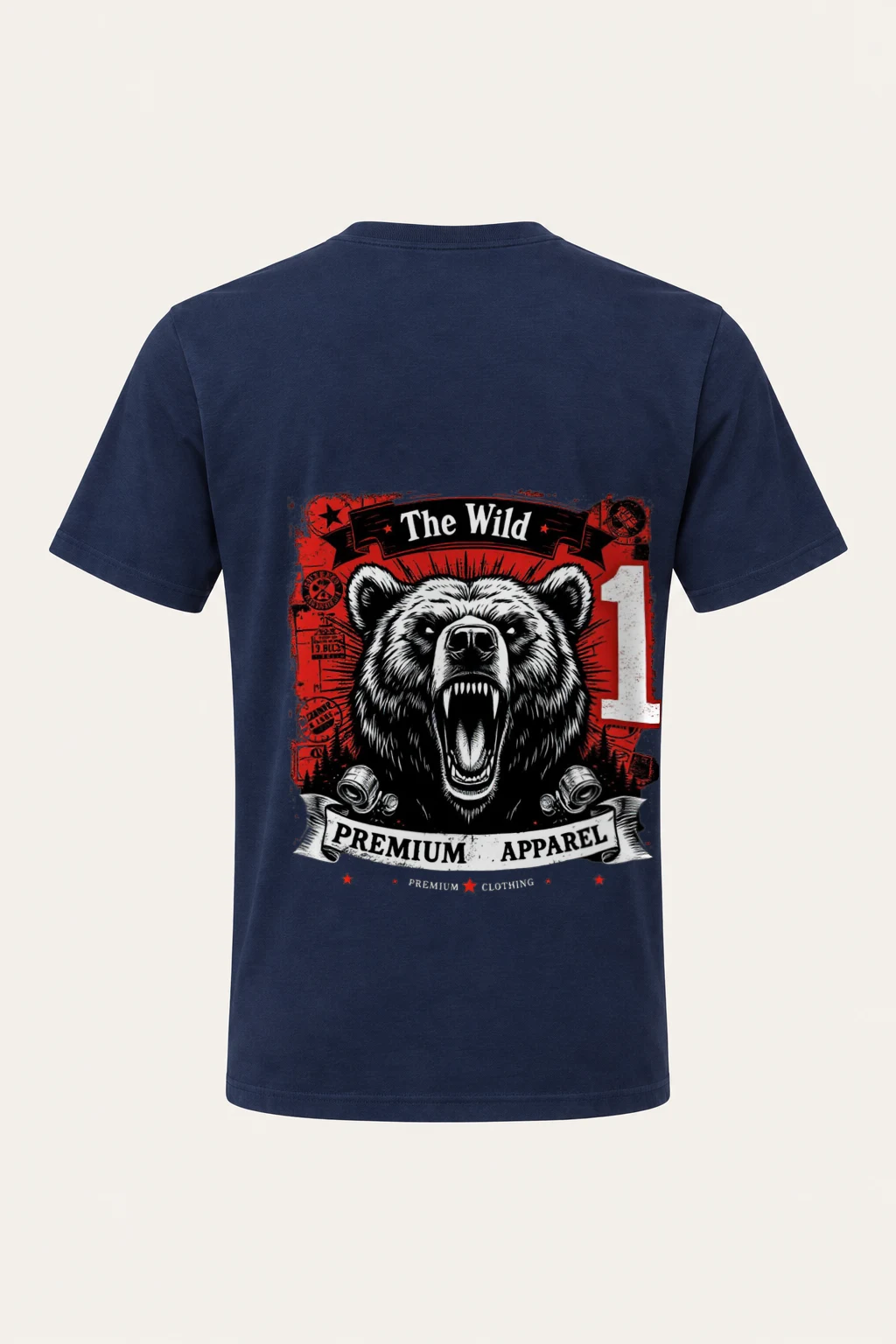"Wild Premium Apparel" Heavyweight Unisex Crewneck T-shirt | Gildan 5000