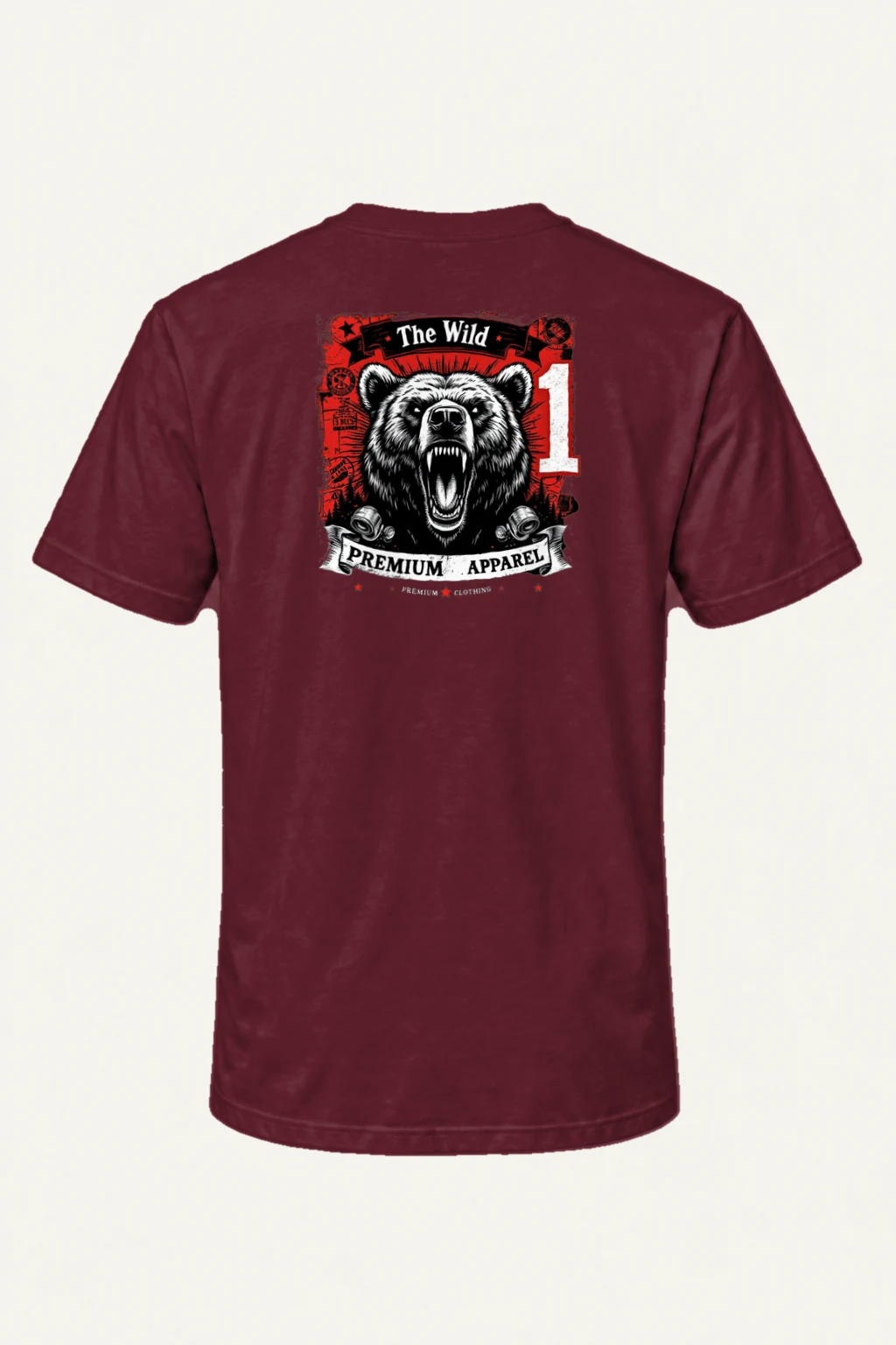 "Wild Premium Apparel" Heavyweight Unisex Crewneck T-shirt | Gildan 5000