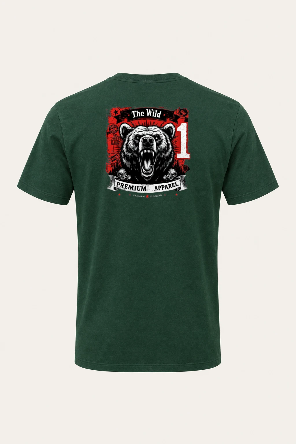 "Wild Premium Apparel" Heavyweight Unisex Crewneck T-shirt | Gildan 5000