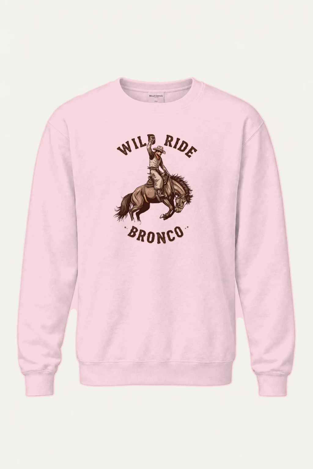 "Wild Ride Bronco" Heavy Blend Unisex Crewneck Sweatshirt | Gildan 18000