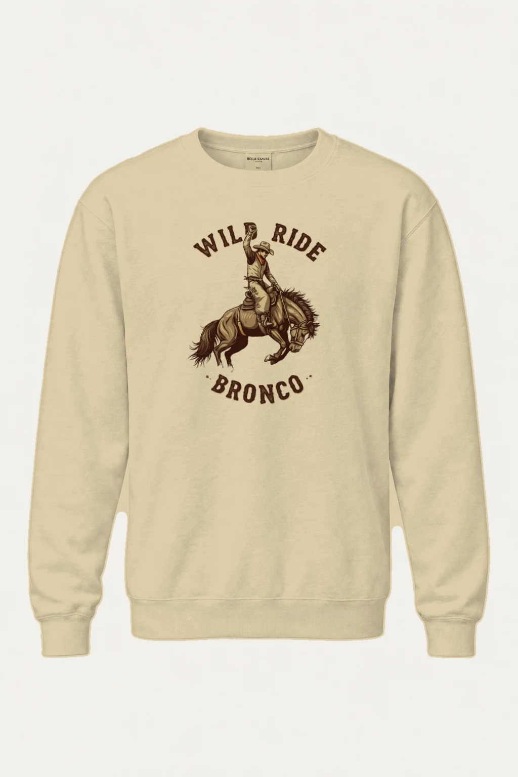 "Wild Ride Bronco" Heavy Blend Unisex Crewneck Sweatshirt | Gildan 18000
