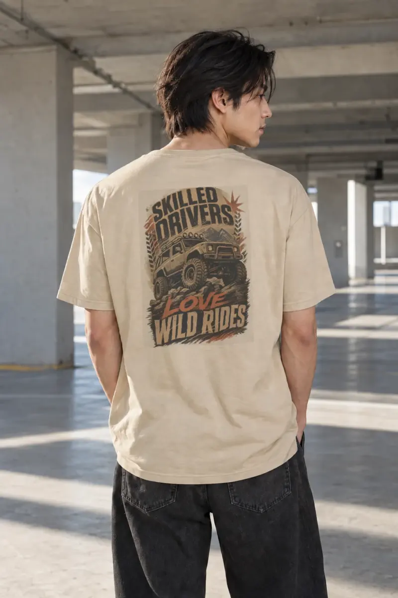 "Wild Rides" Heavyweight Unisex Crewneck T-shirt | Gildan 5000