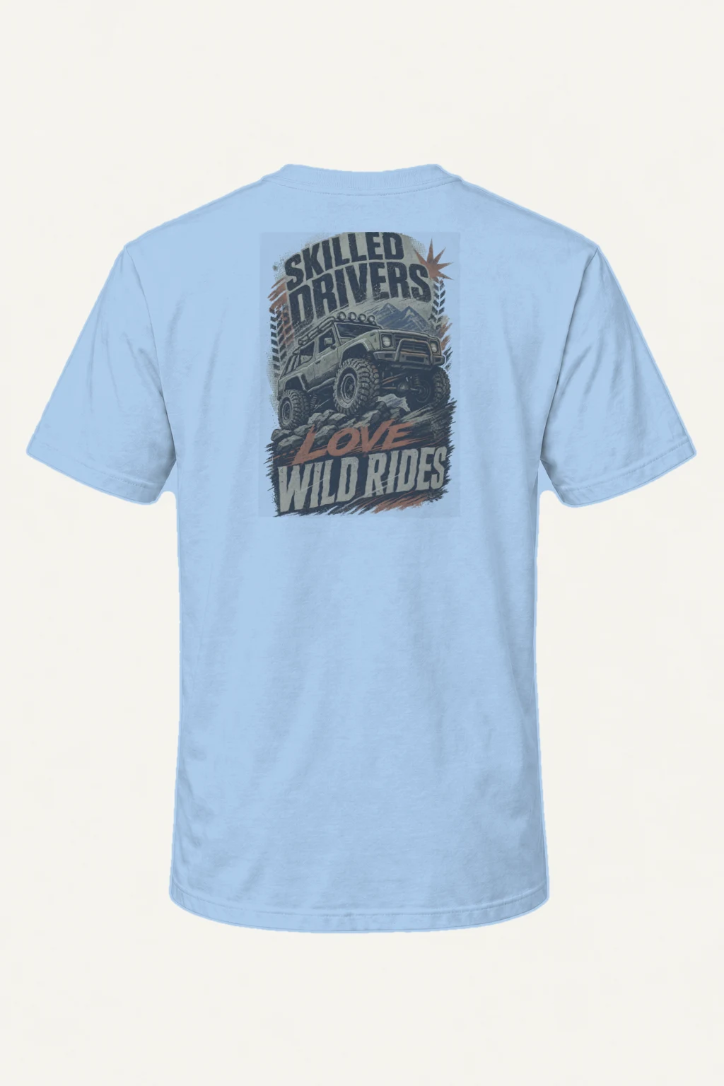 "Wild Rides" Heavyweight Unisex Crewneck T-shirt | Gildan 5000