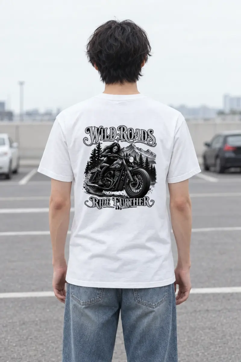 "Wild Roads" Heavyweight Unisex Crewneck T-shirt