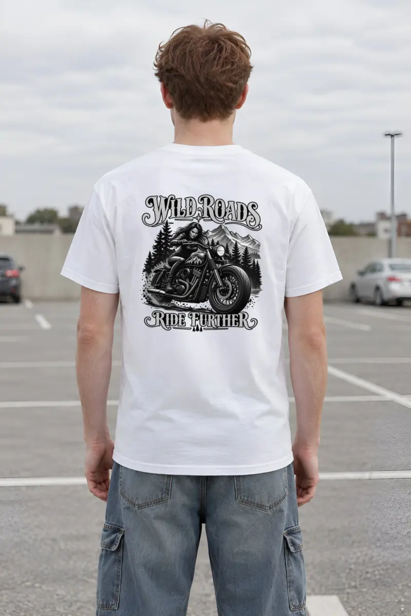 "Wild Roads" Heavyweight Unisex Crewneck T-shirt