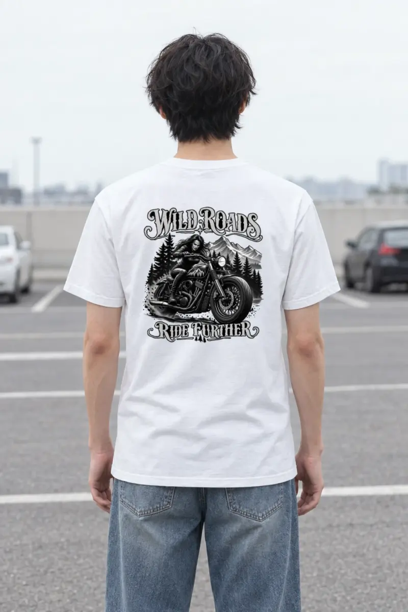 "Wild Roads" Heavyweight Unisex Crewneck T-shirt