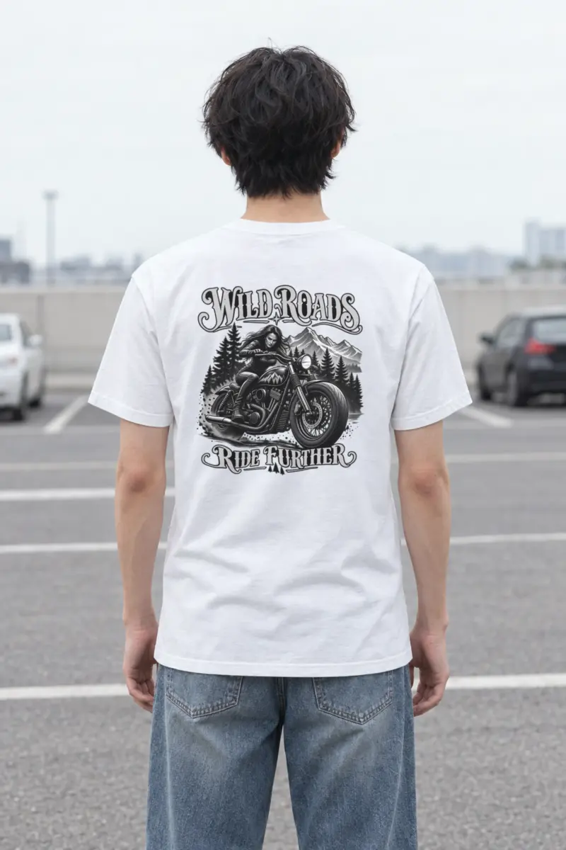 "Wild Roads" Heavyweight Unisex Crewneck T-shirt
