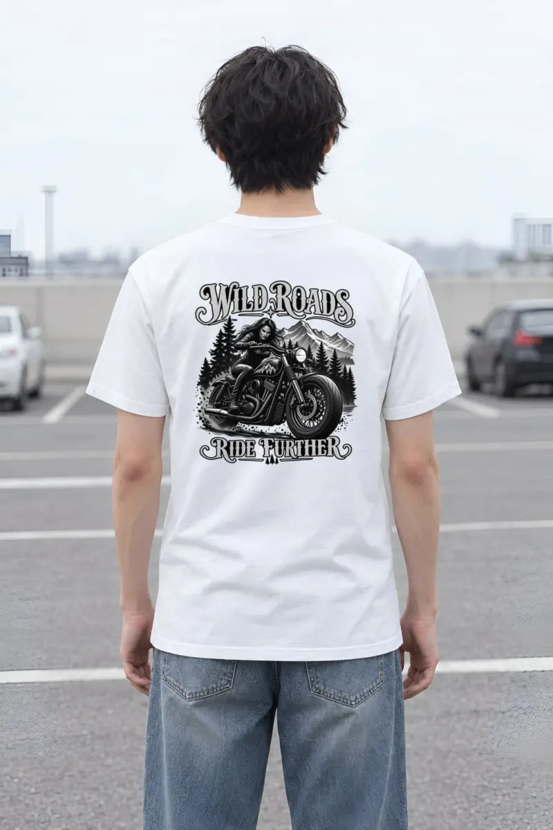 "Wild Roads" Heavyweight Unisex Crewneck T-shirt