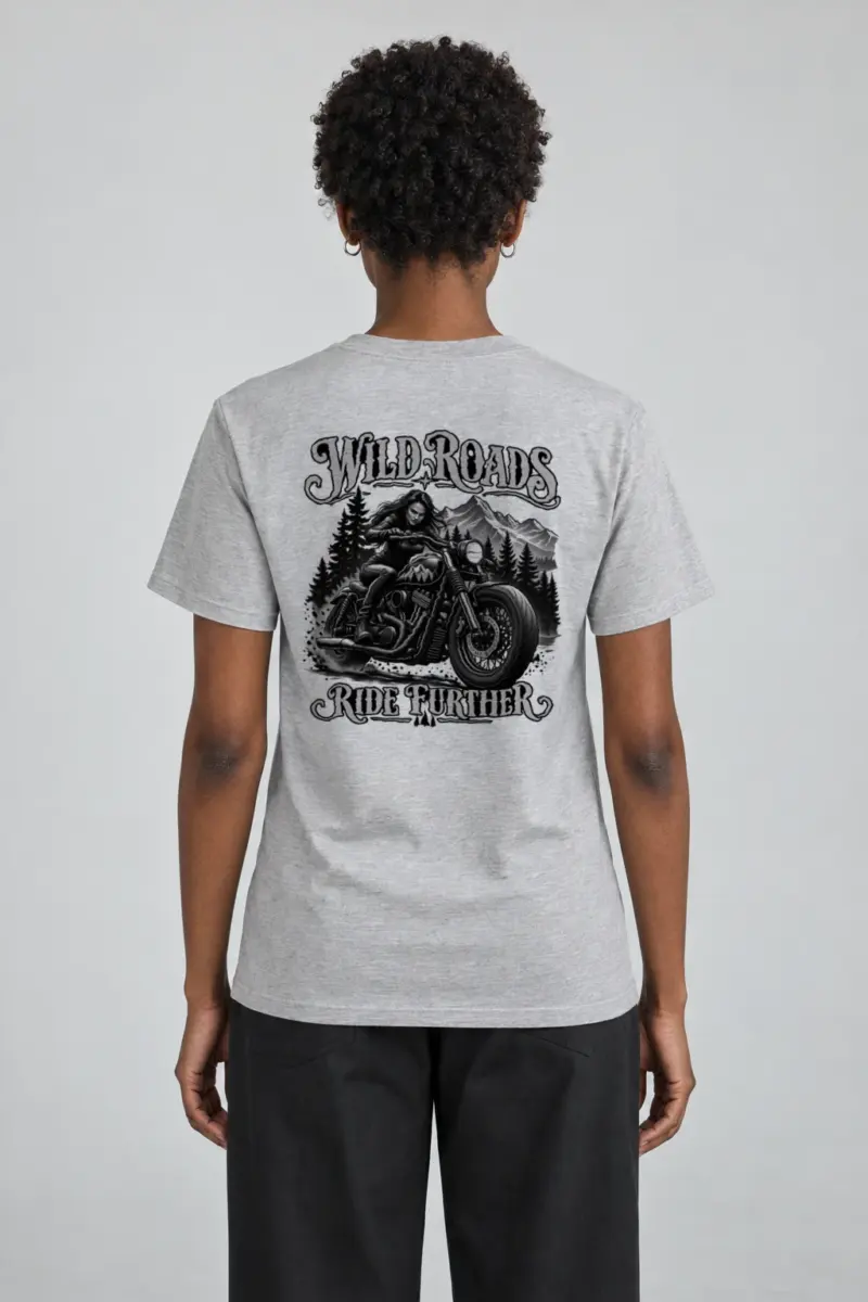"Wild Roads" Heavyweight Unisex Crewneck T-shirt | Gildan 5000