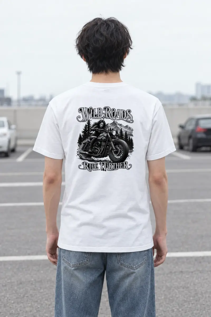 "Wild Roads" Heavyweight Unisex Crewneck T-shirt