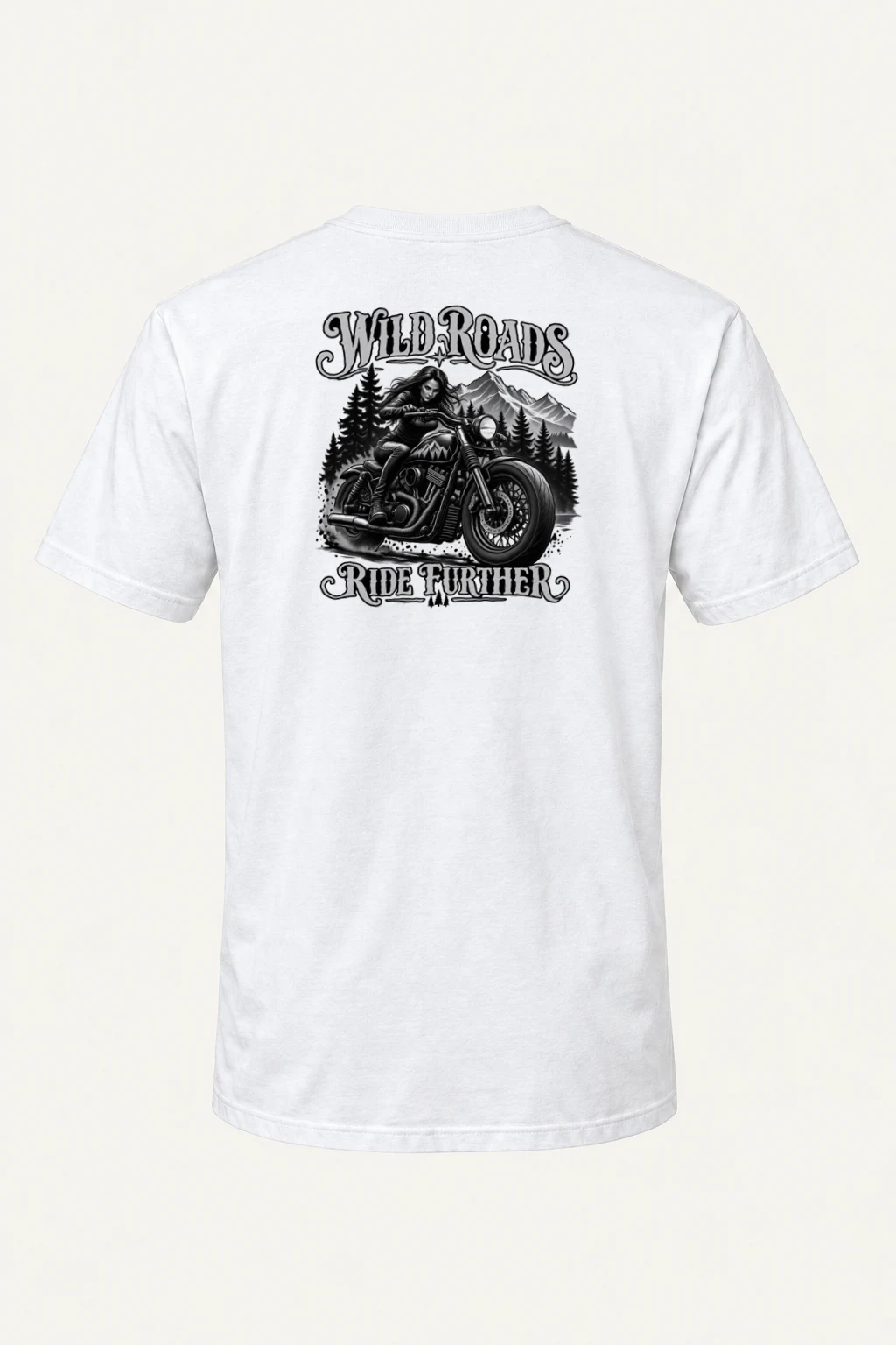 "Wild Roads" Heavyweight Unisex Crewneck T-shirt | Gildan 5000