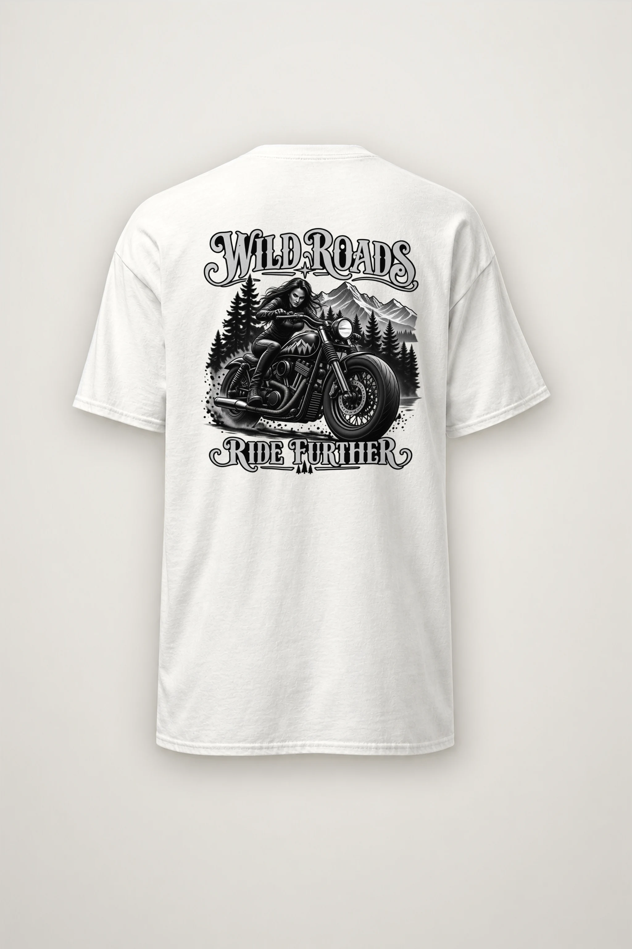 "Wild Roads" Heavyweight Unisex Crewneck T-shirt
