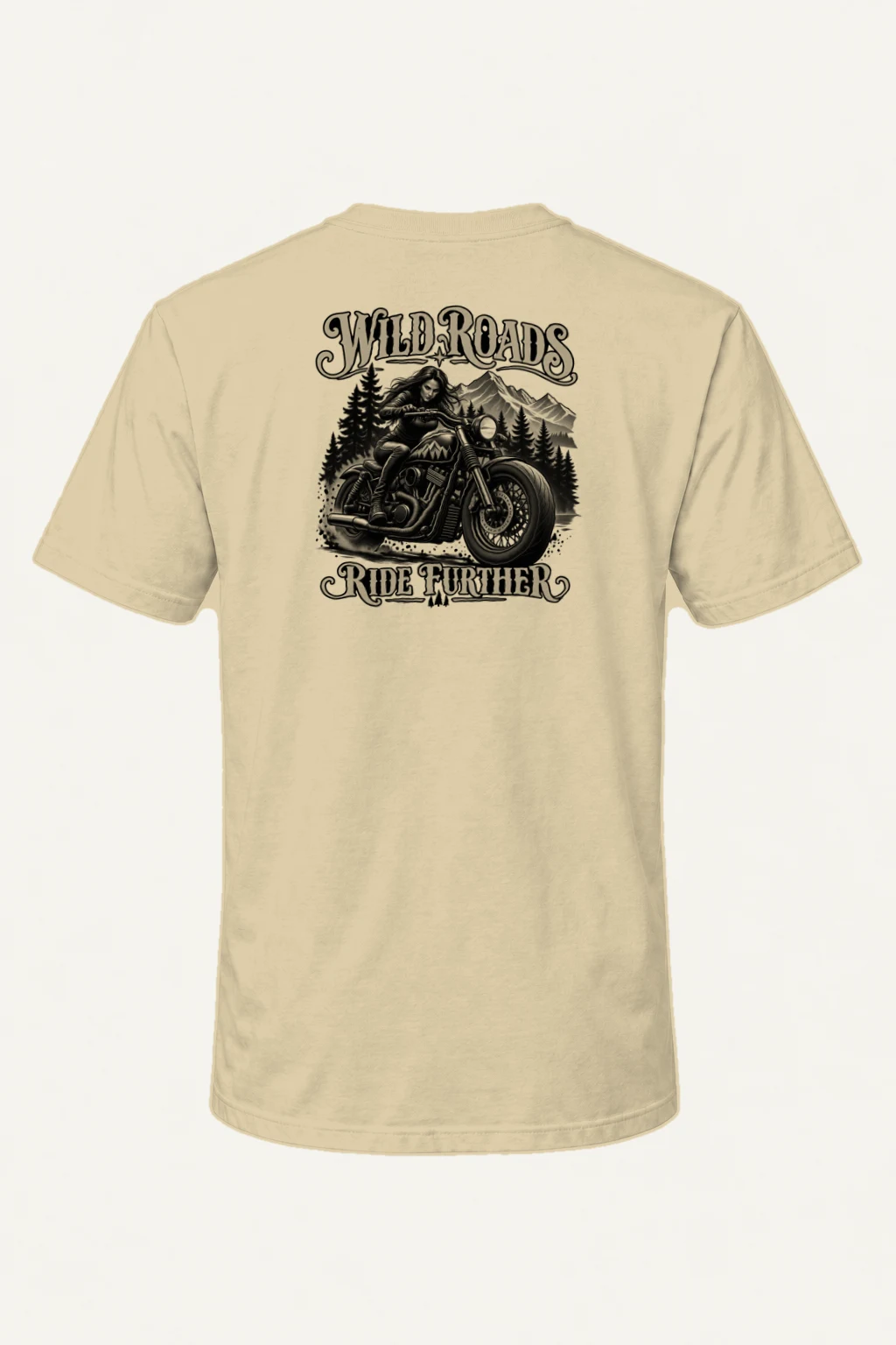 "Wild Roads" Heavyweight Unisex Crewneck T-shirt | Gildan 5000