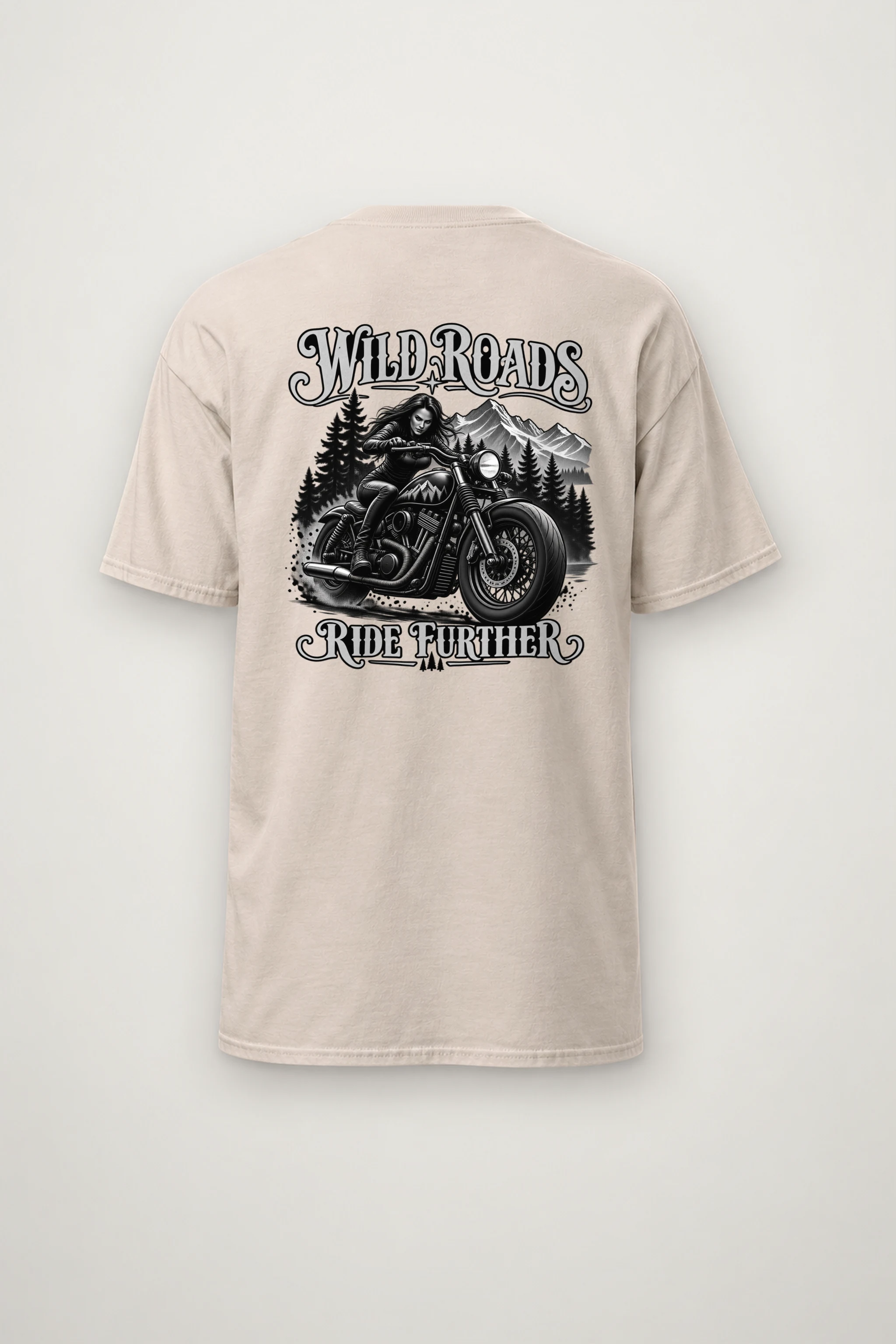 "Wild Roads" Heavyweight Unisex Crewneck T-shirt