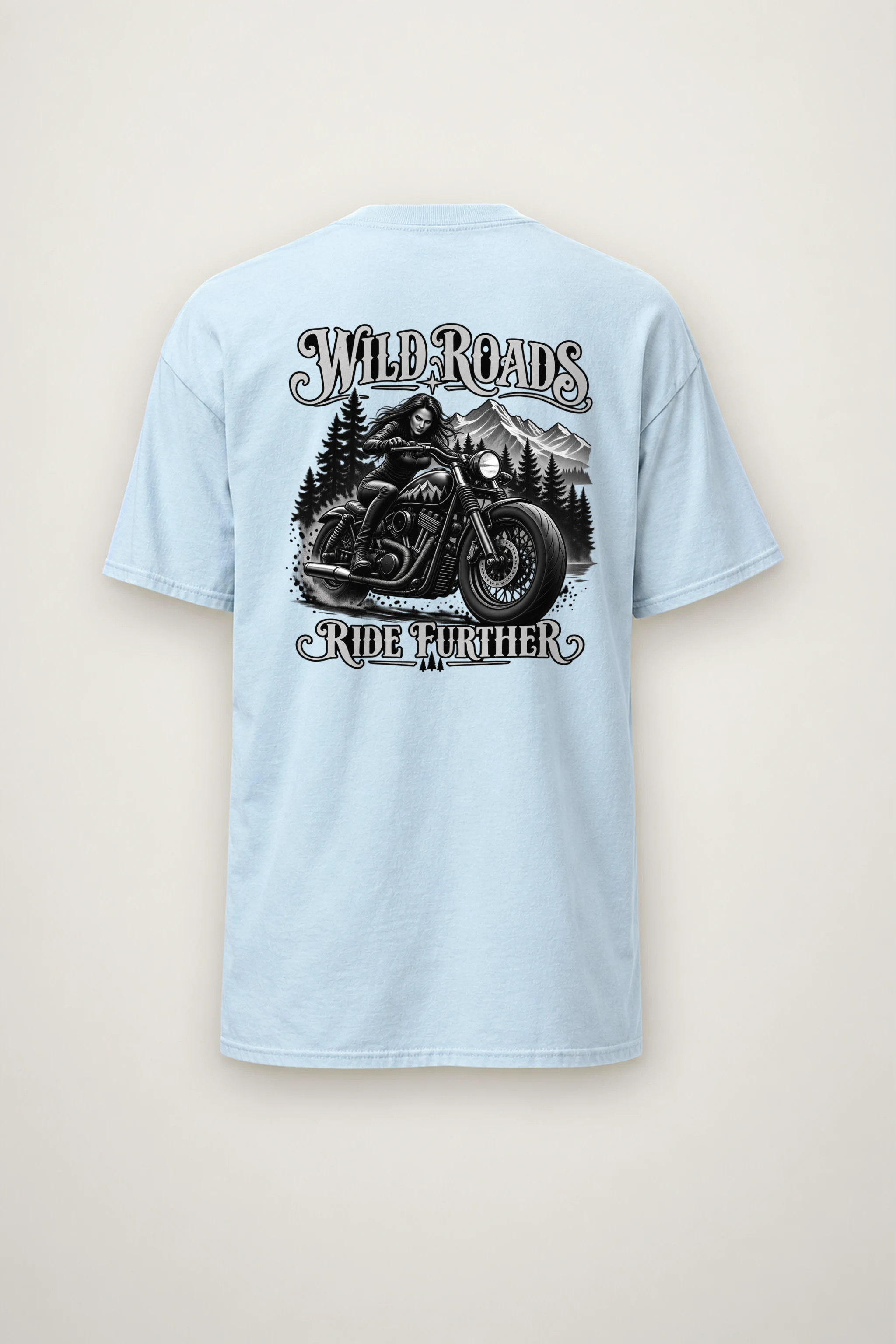 "Wild Roads" Heavyweight Unisex Crewneck T-shirt