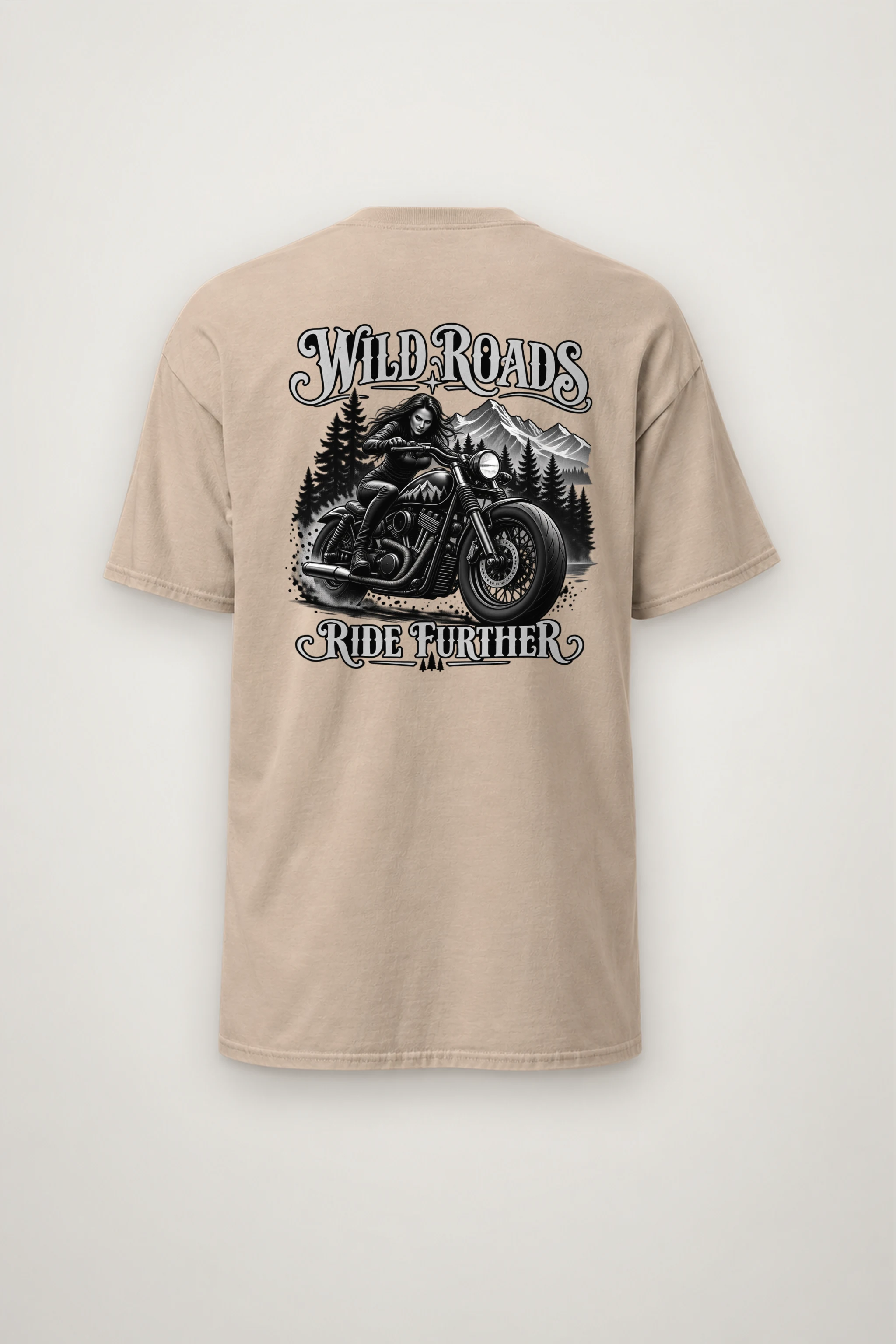"Wild Roads" Heavyweight Unisex Crewneck T-shirt