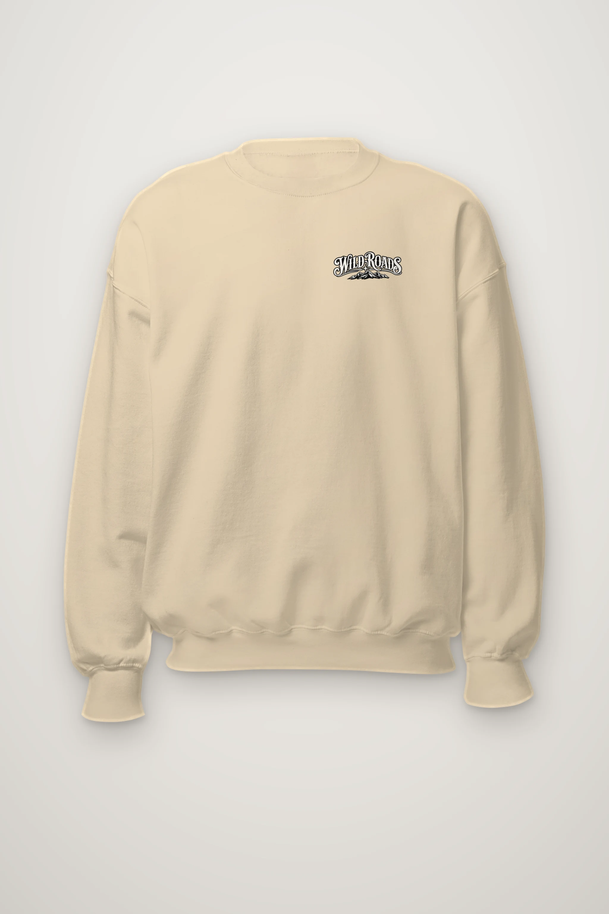 "Wild Roads Ride Further" Heavy Blend Unisex Crewneck Sweatshirt