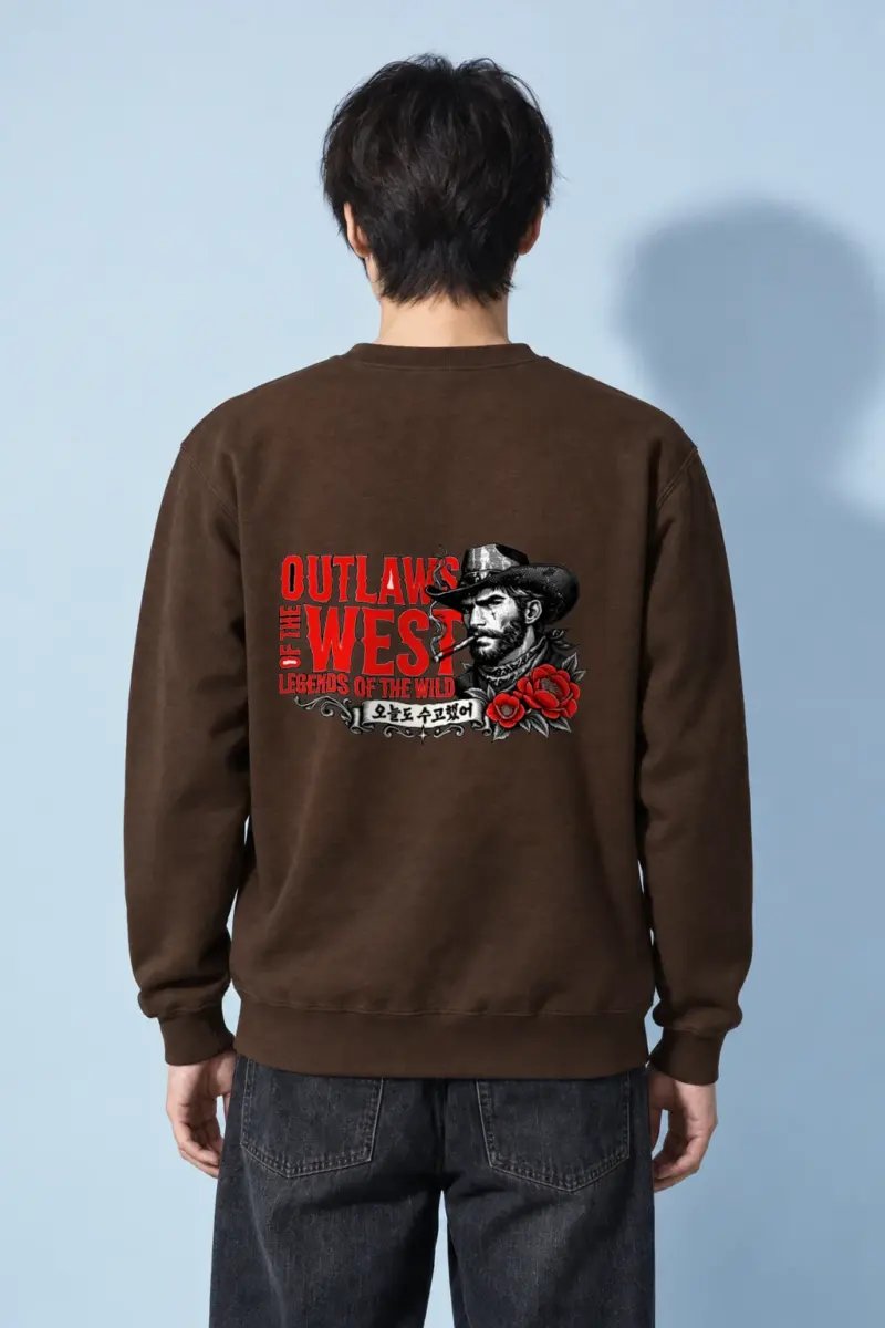 "Wild Rose Drifter" Heavy Blend Unisex Crewneck Sweatshirt